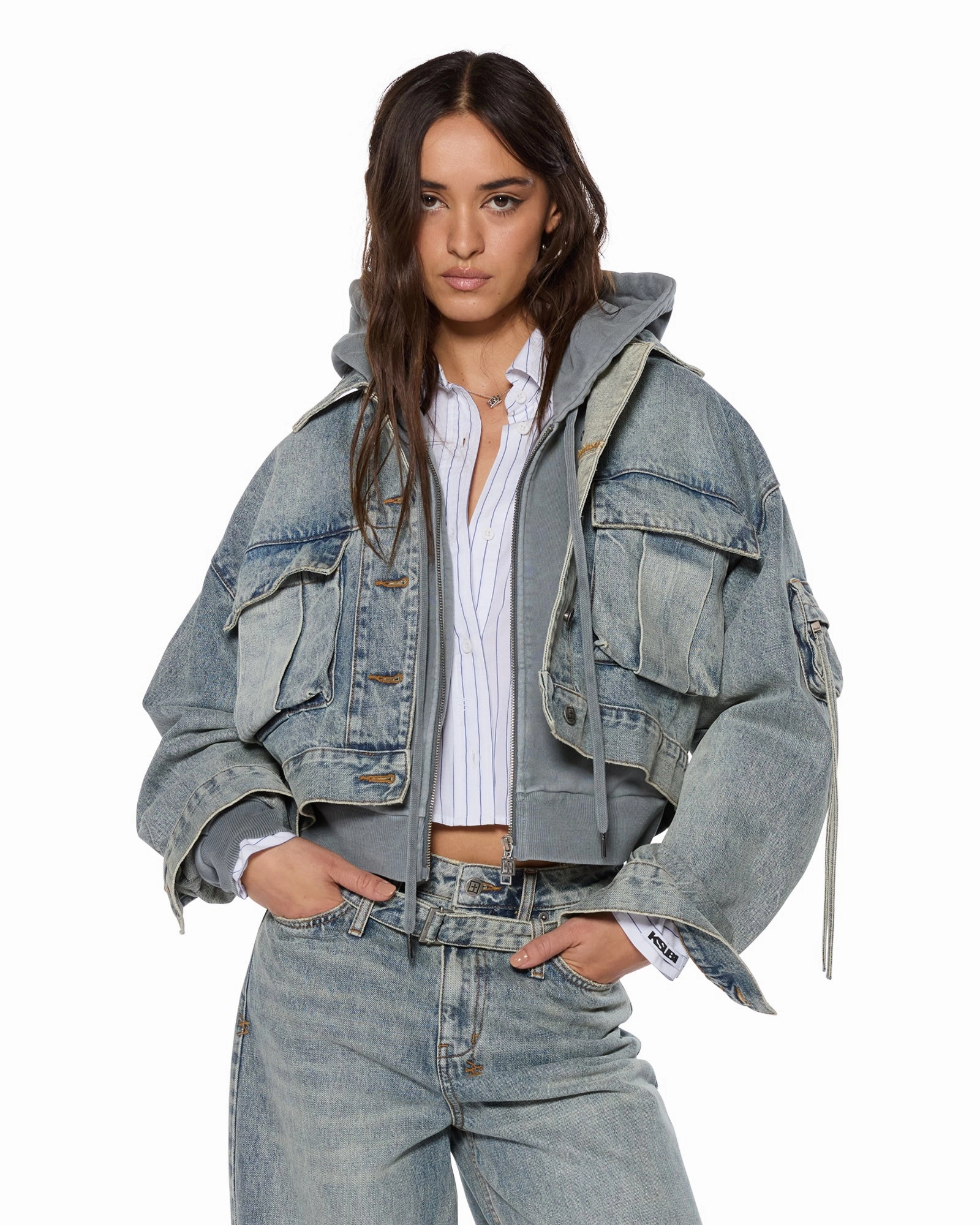 CAMPBELL JACKET ECHOES ConvertibleCollar Winter Protection