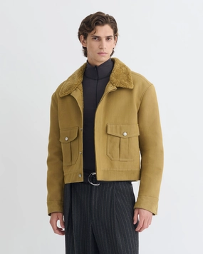 Casual Nowell - Wax Cotton Jacket - Yellow Khaki