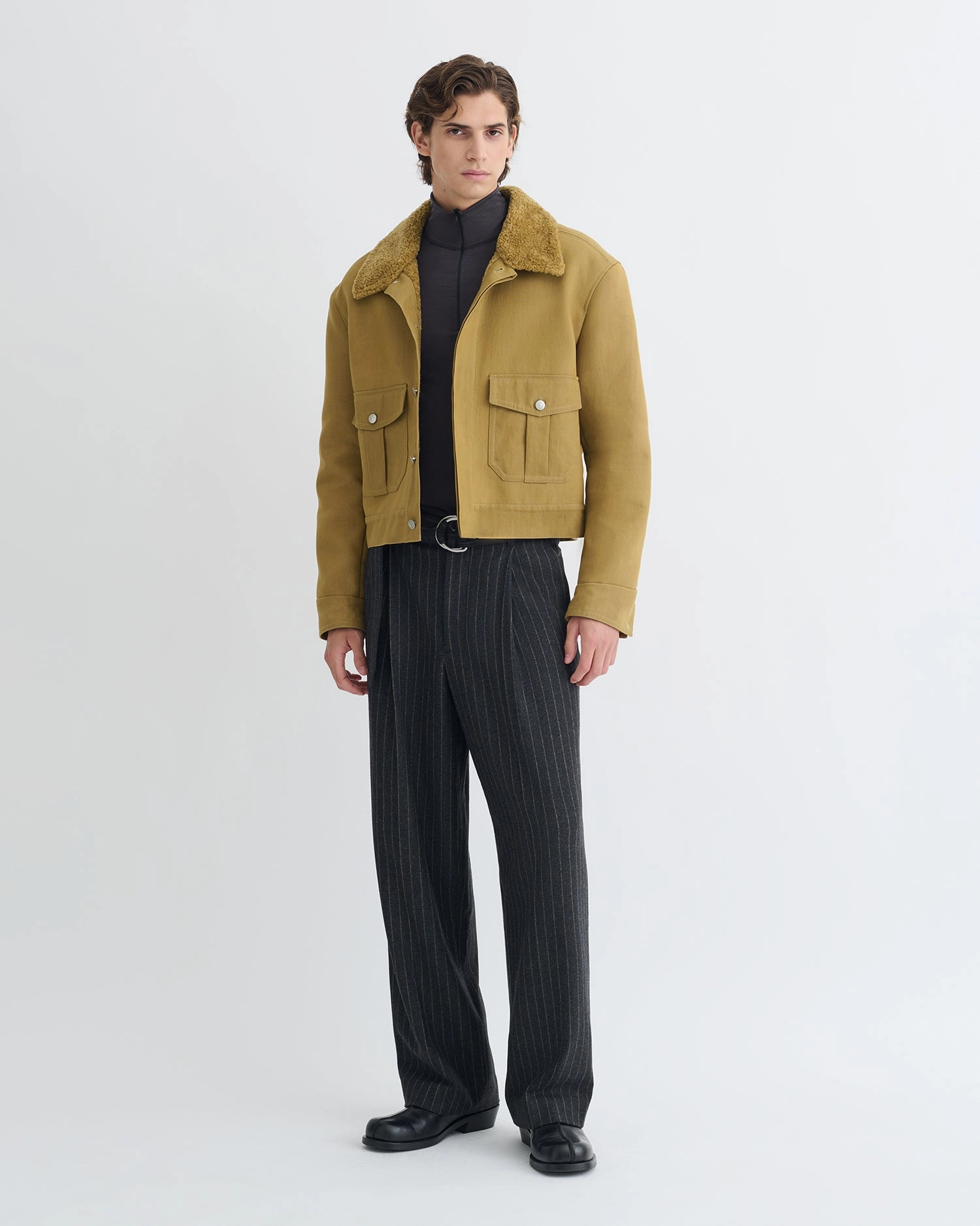 Nowell - Wax Cotton Jacket - Yellow Khaki Airport outfits for kids Easter clothes for kids