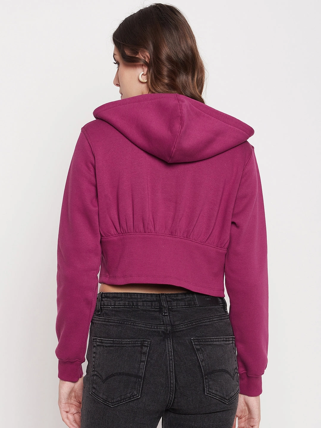 Madame Crop Plum Corset Sweatshirt product chambray casualness