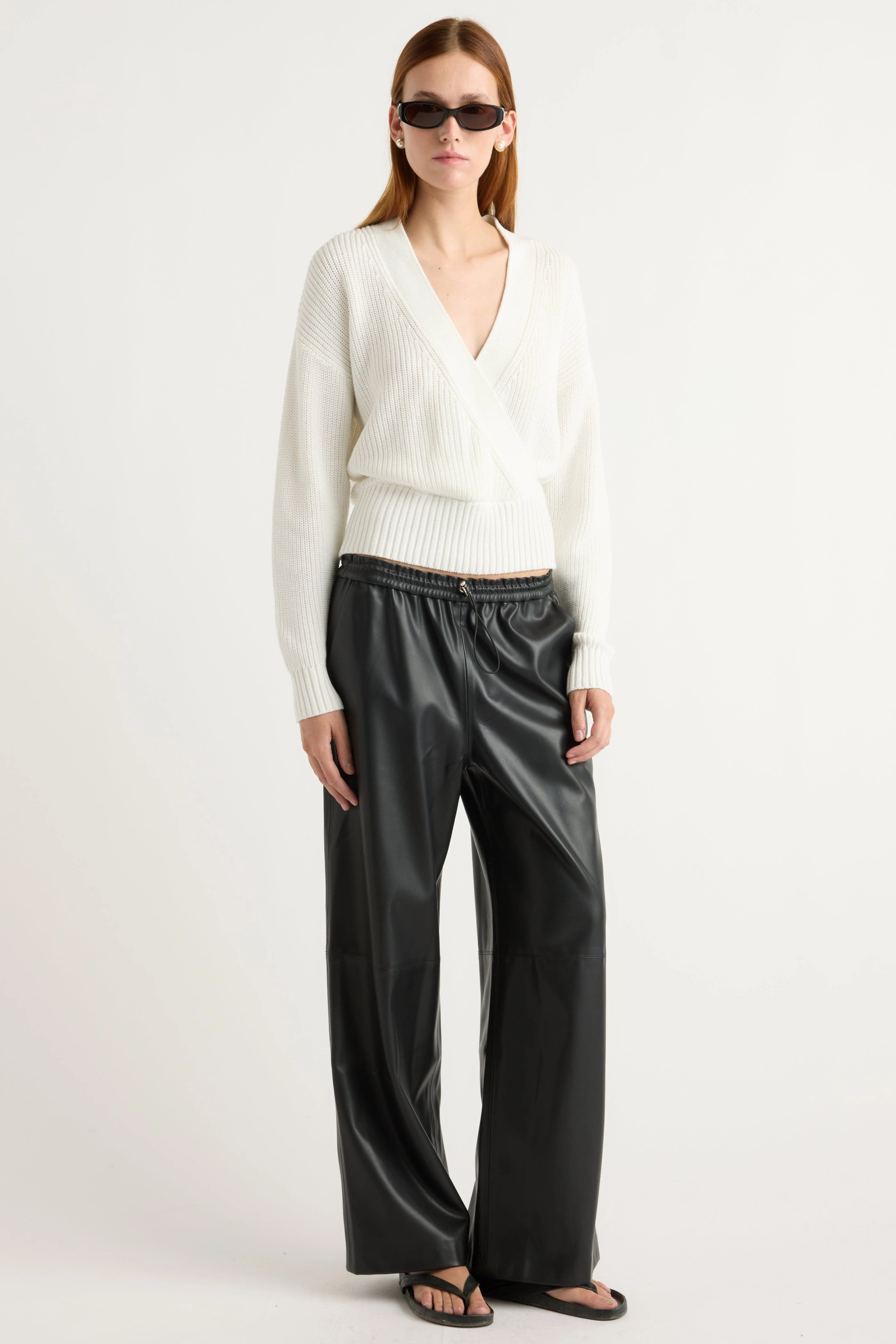 Chill Layer Quick Access Maren Cropped V-Neck Sweater