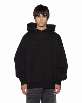 INTRUDER EKCESS HOODIE JET BLACK Warm Layer MultiPurposeUtility