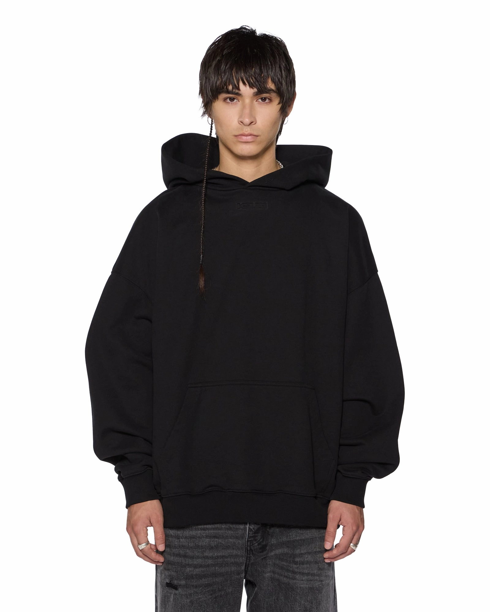 INTRUDER EKCESS HOODIE JET BLACK Warm Layer MultiPurposeUtility