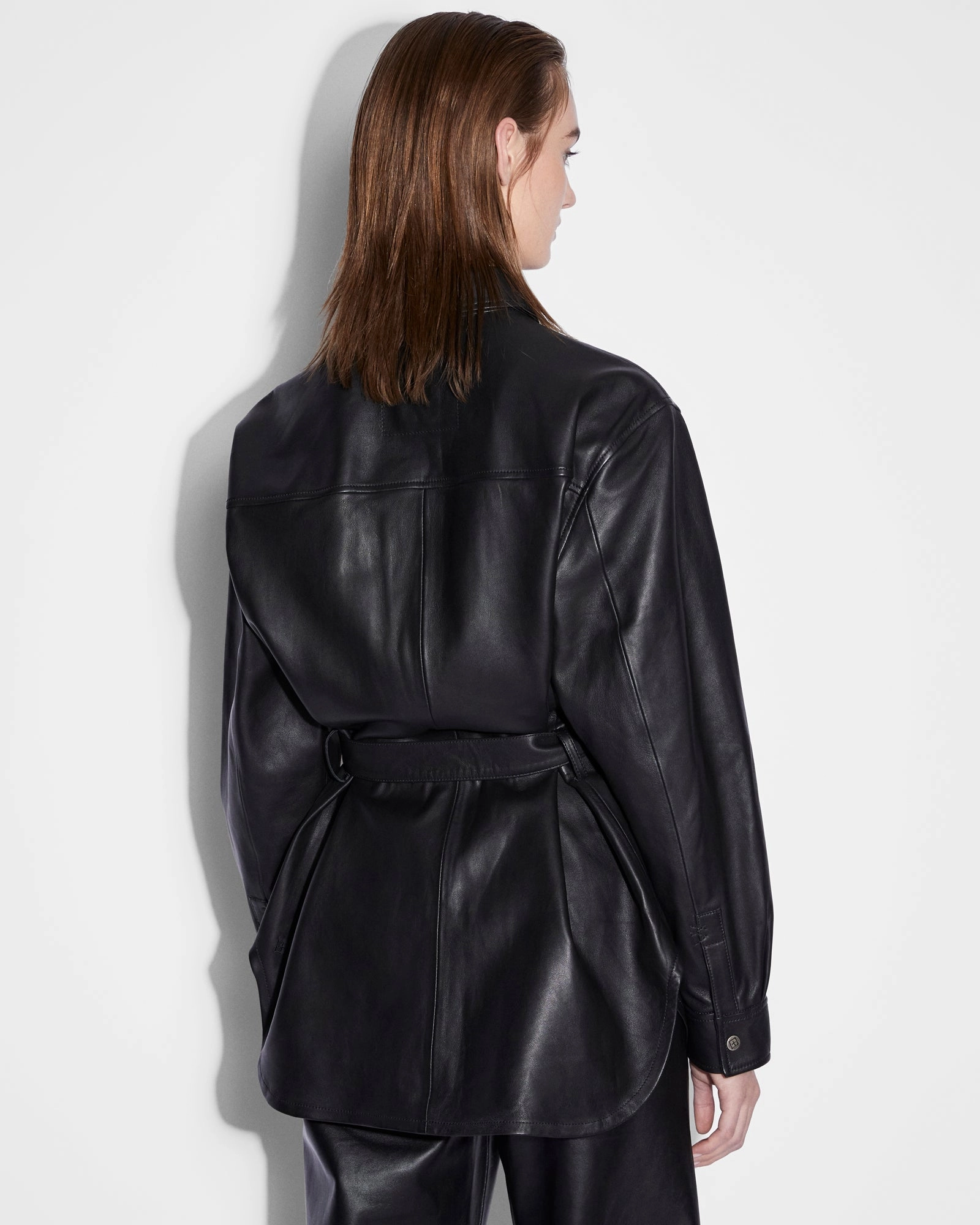 VOYAGER SHACKET BLACK LEATHER Outdoor Gear