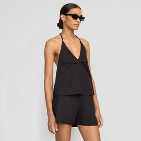 Easy Care Material ThermalLining Vesna Organic Cotton V-Neck Halter Top