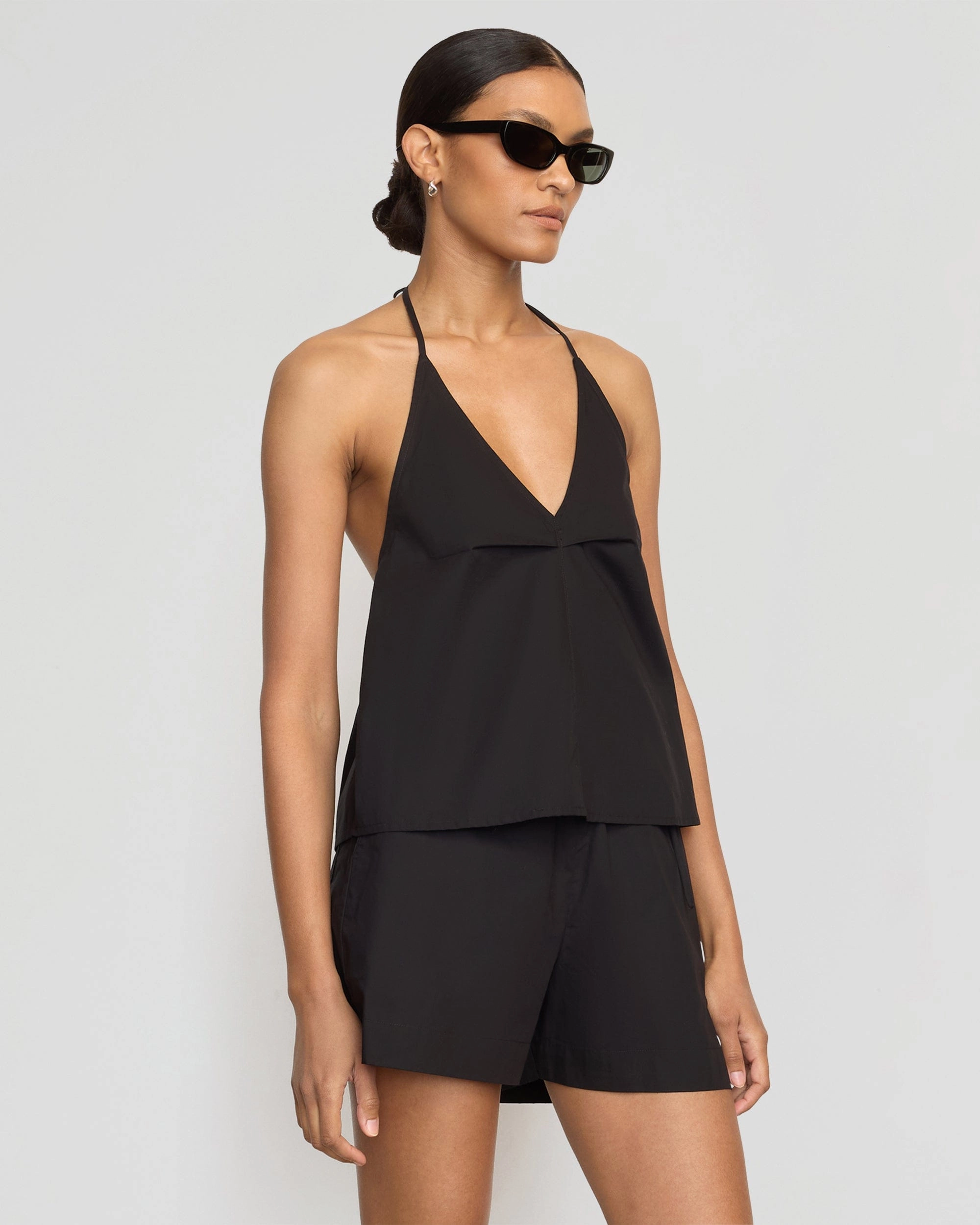 Airflow Ventilation Zones Vesna Organic Cotton V-Neck Halter Top
