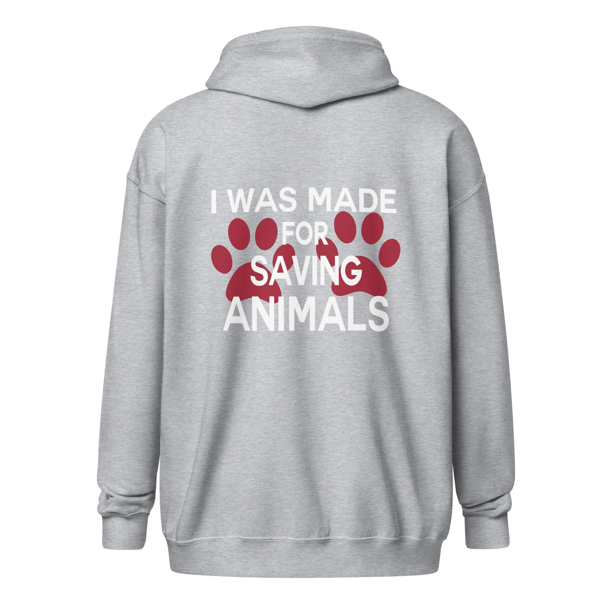 Veterinary - I was made for saving animals Unisex heavy blend zip hoodie