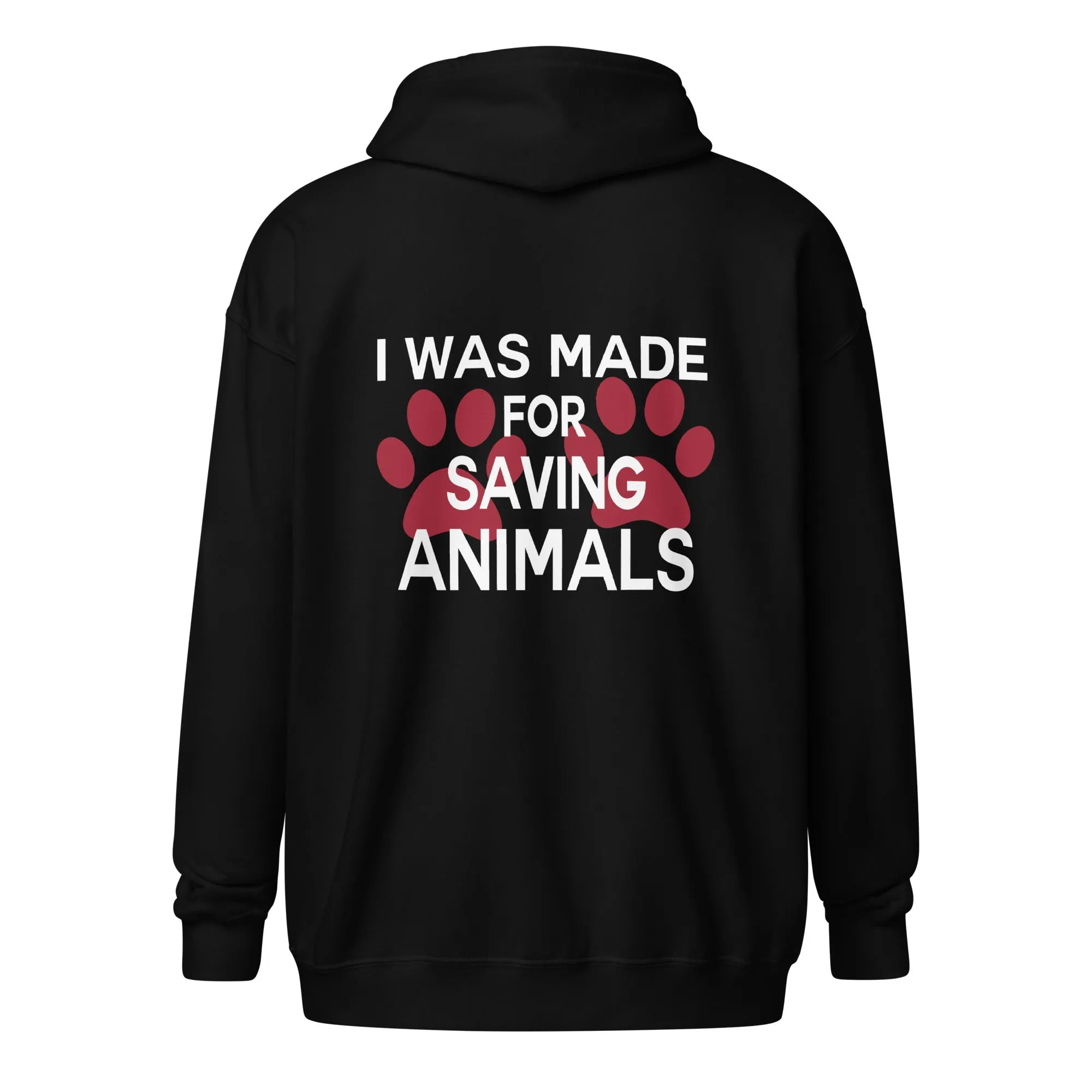 Veterinary - I was made for saving animals Unisex heavy blend zip hoodie