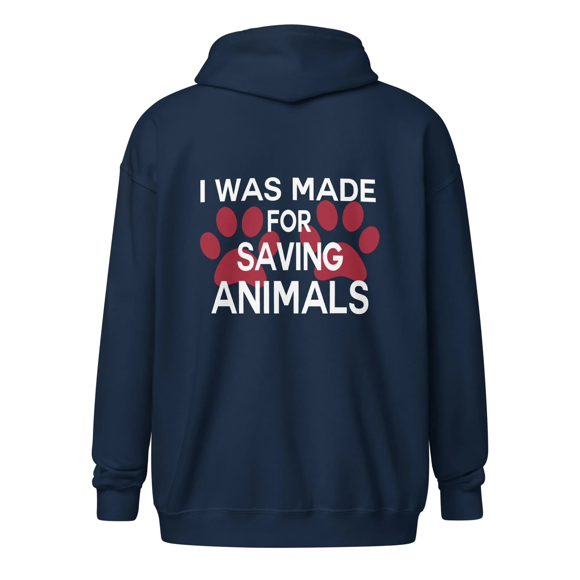Veterinary - I was made for saving animals Unisex heavy blend zip hoodie