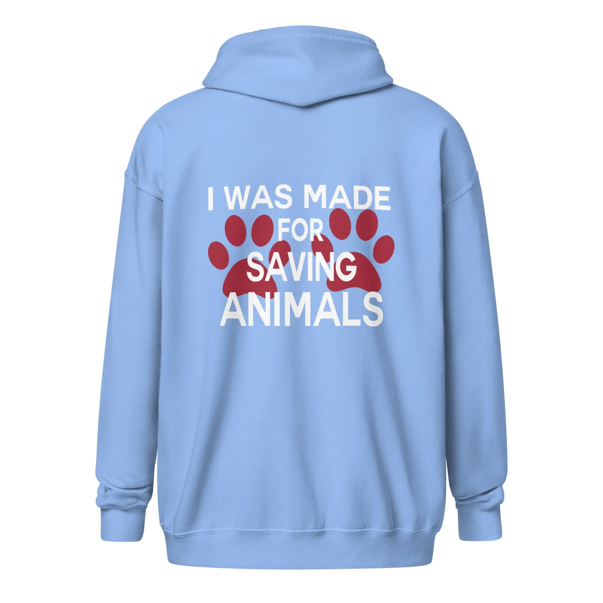 Veterinary - I was made for saving animals Unisex heavy blend zip hoodie