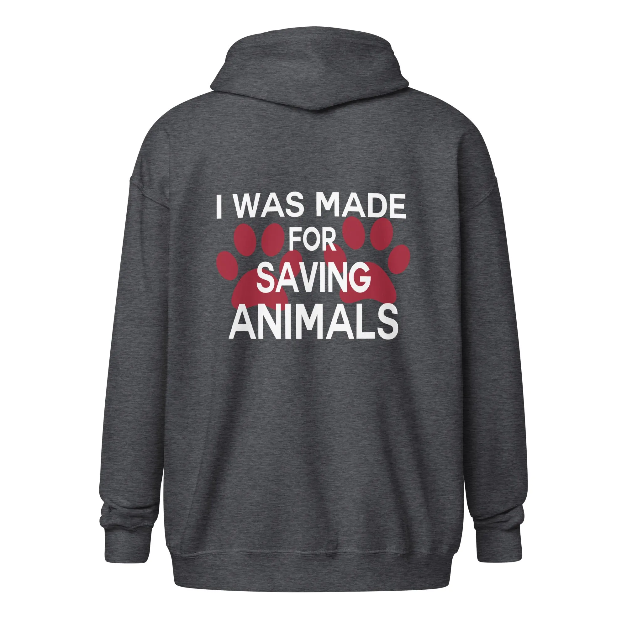 Veterinary - I was made for saving animals Unisex heavy blend zip hoodie