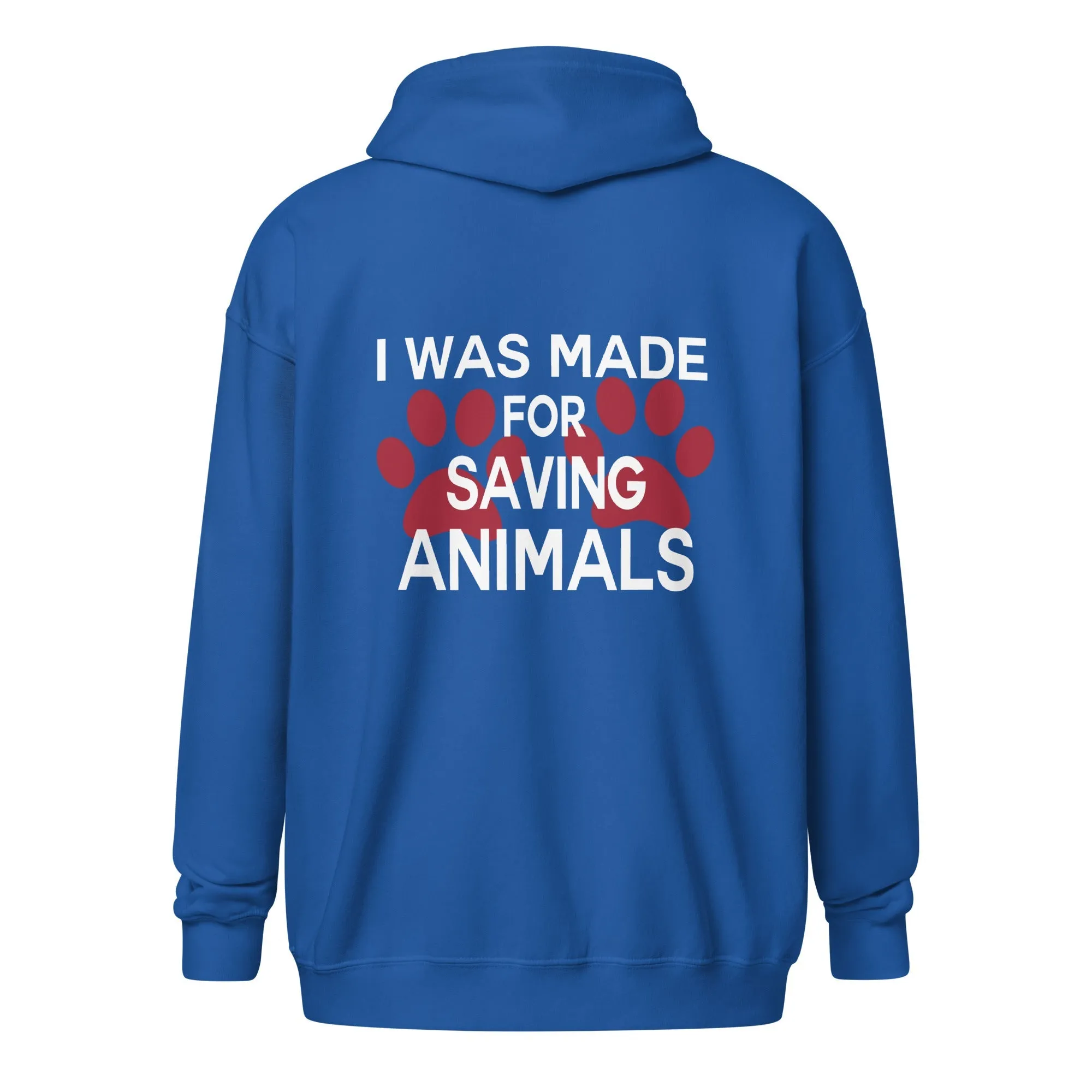 Veterinary - I was made for saving animals Unisex heavy blend zip hoodie