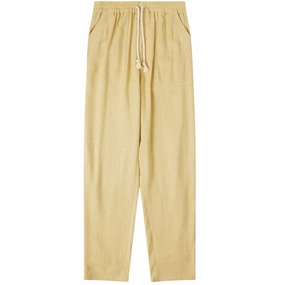 Quality Material Contrast Trim Viamao Pants