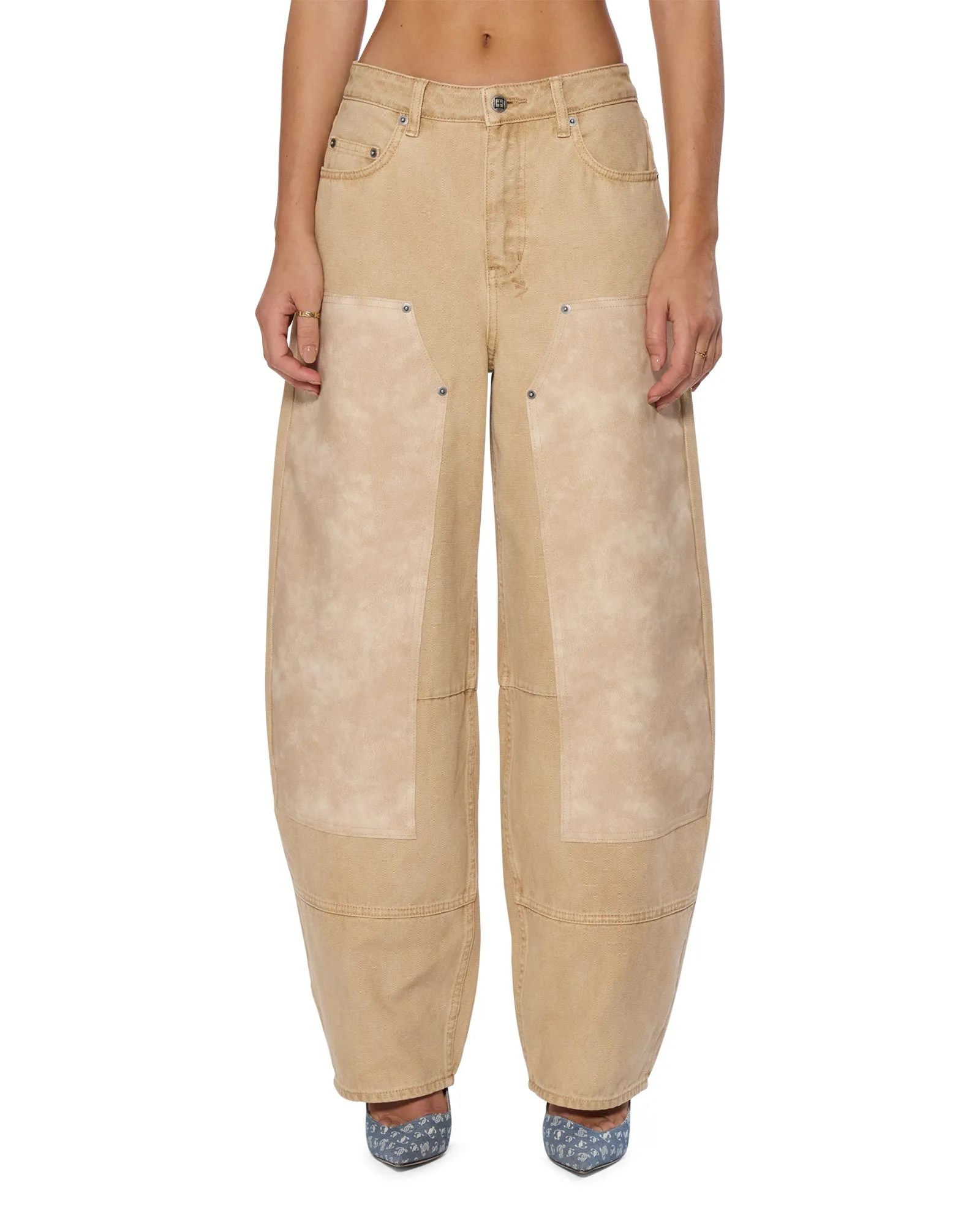 Fitted Comfort BARREL JEAN CARPENTER OAT