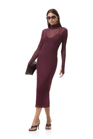 Shailene Dress - Fig Softly Structured QuickDryTechnology