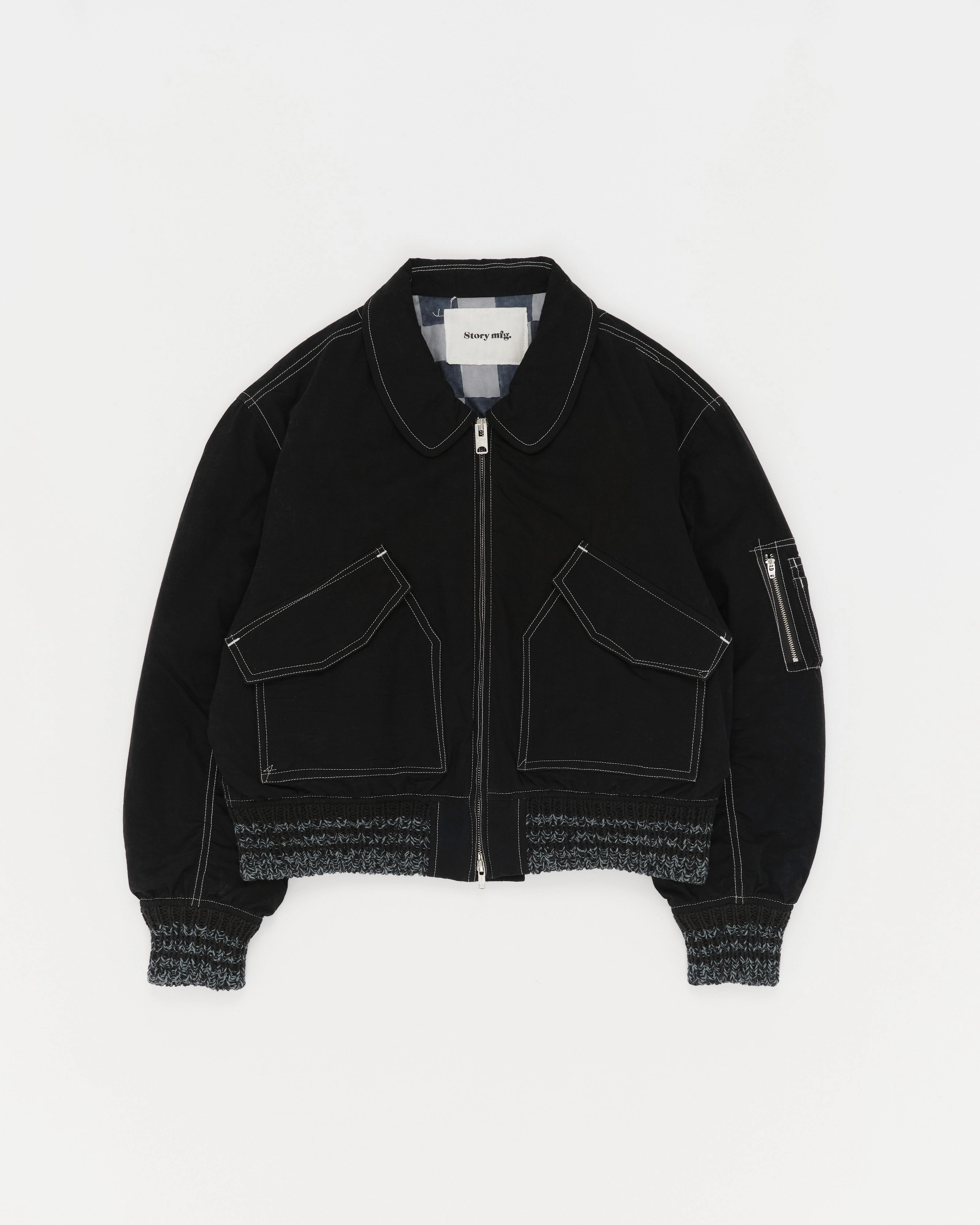 Grain Jacket - Black Wonky-Wear Soft Touch