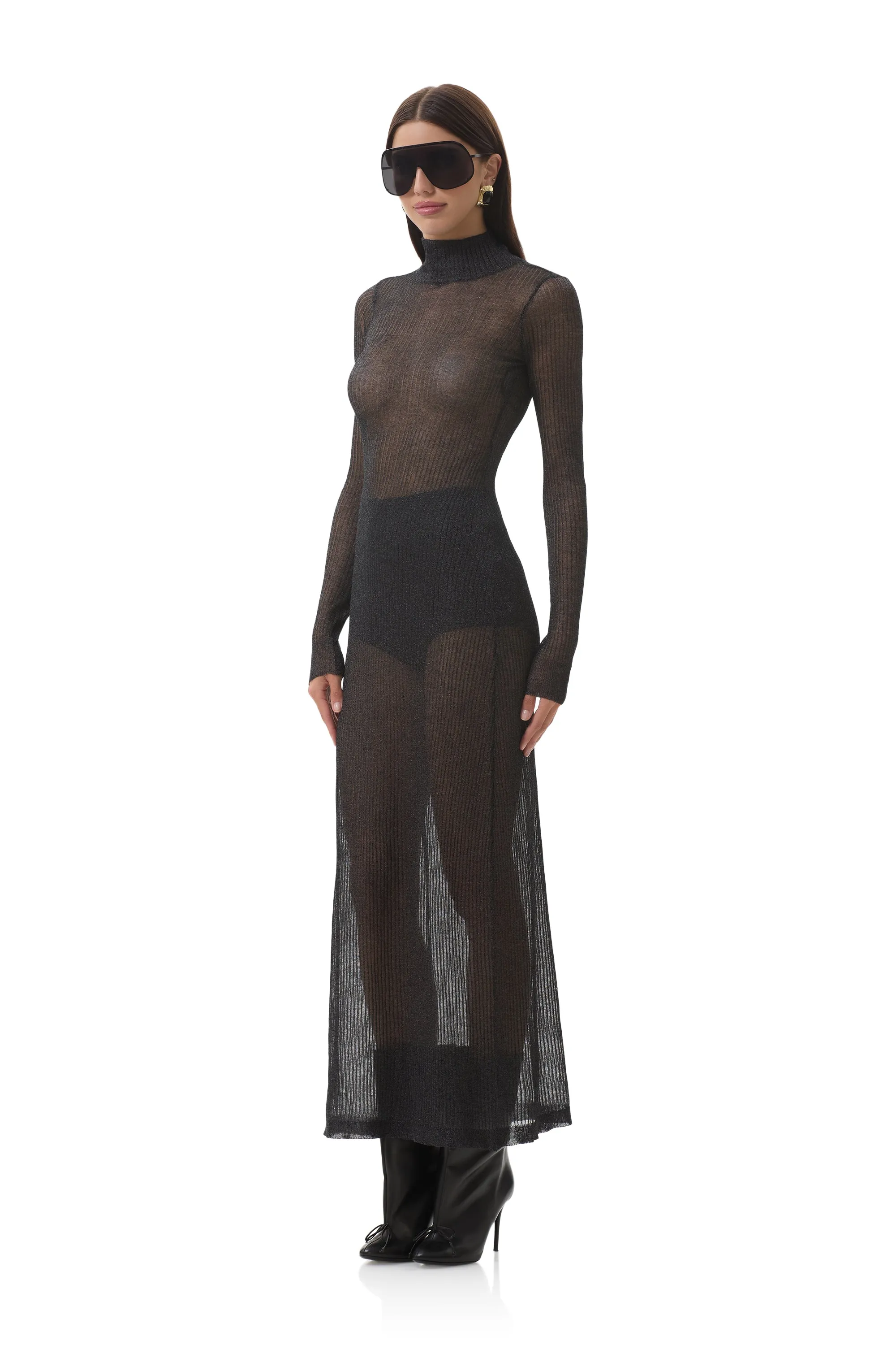 Vibrant Tone Vilas Dress - Noir