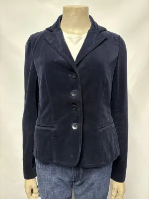 Vince Navy Blue Velvet Blazer 8
