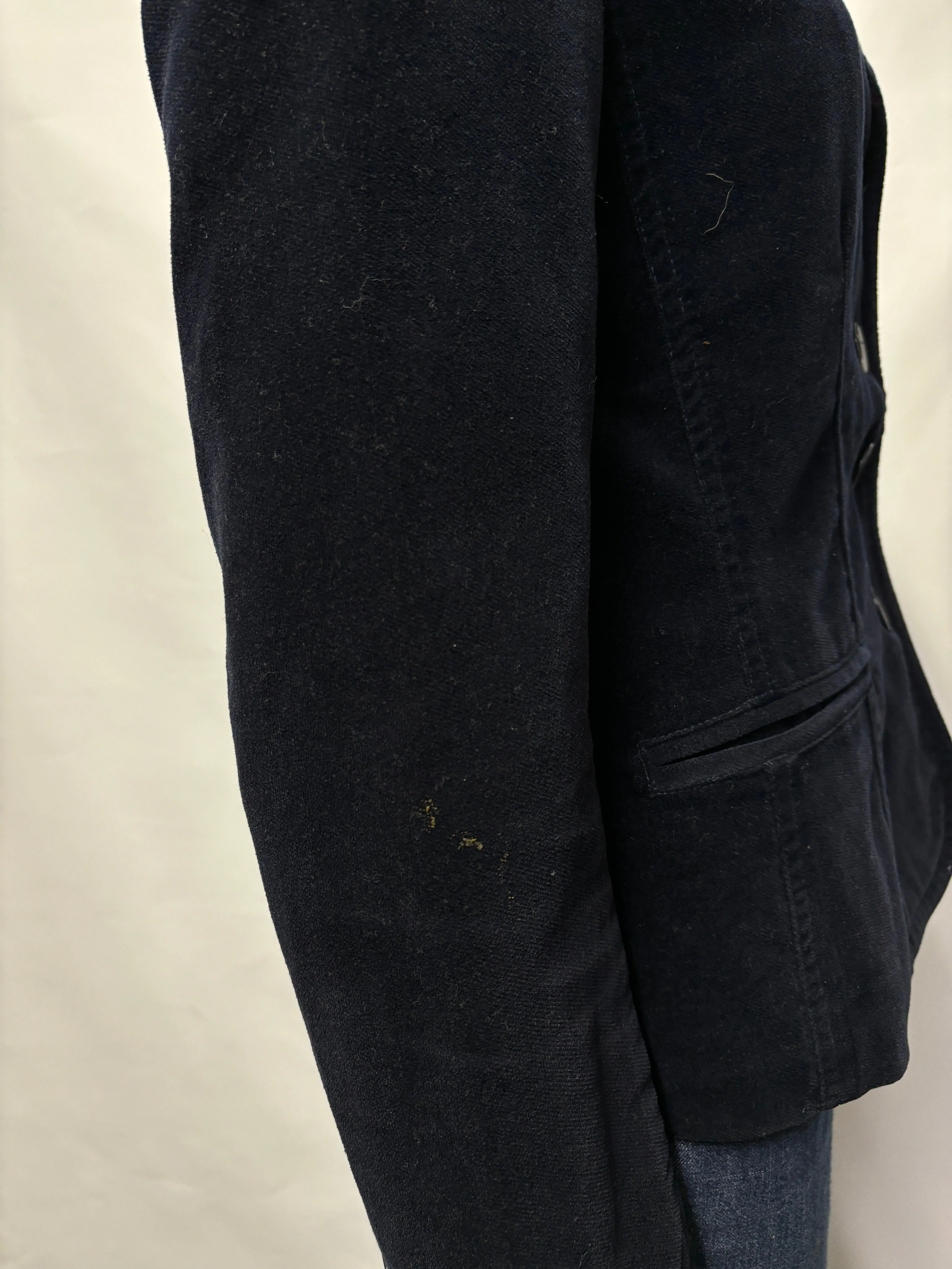 Vince Navy Blue Velvet Blazer 8