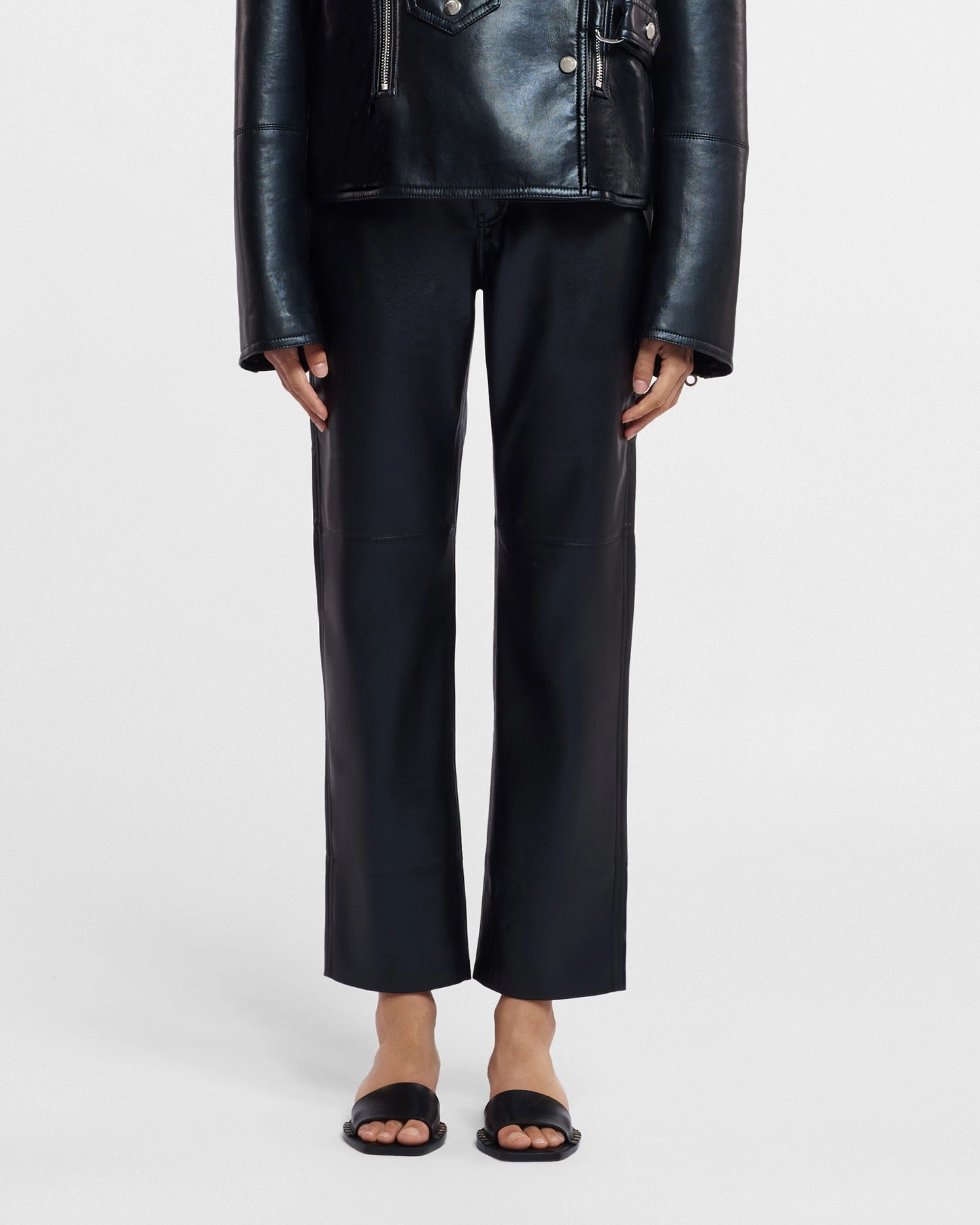 Vinni - Okobor? Alt-Leather Pants - Black Outdoor Friendly