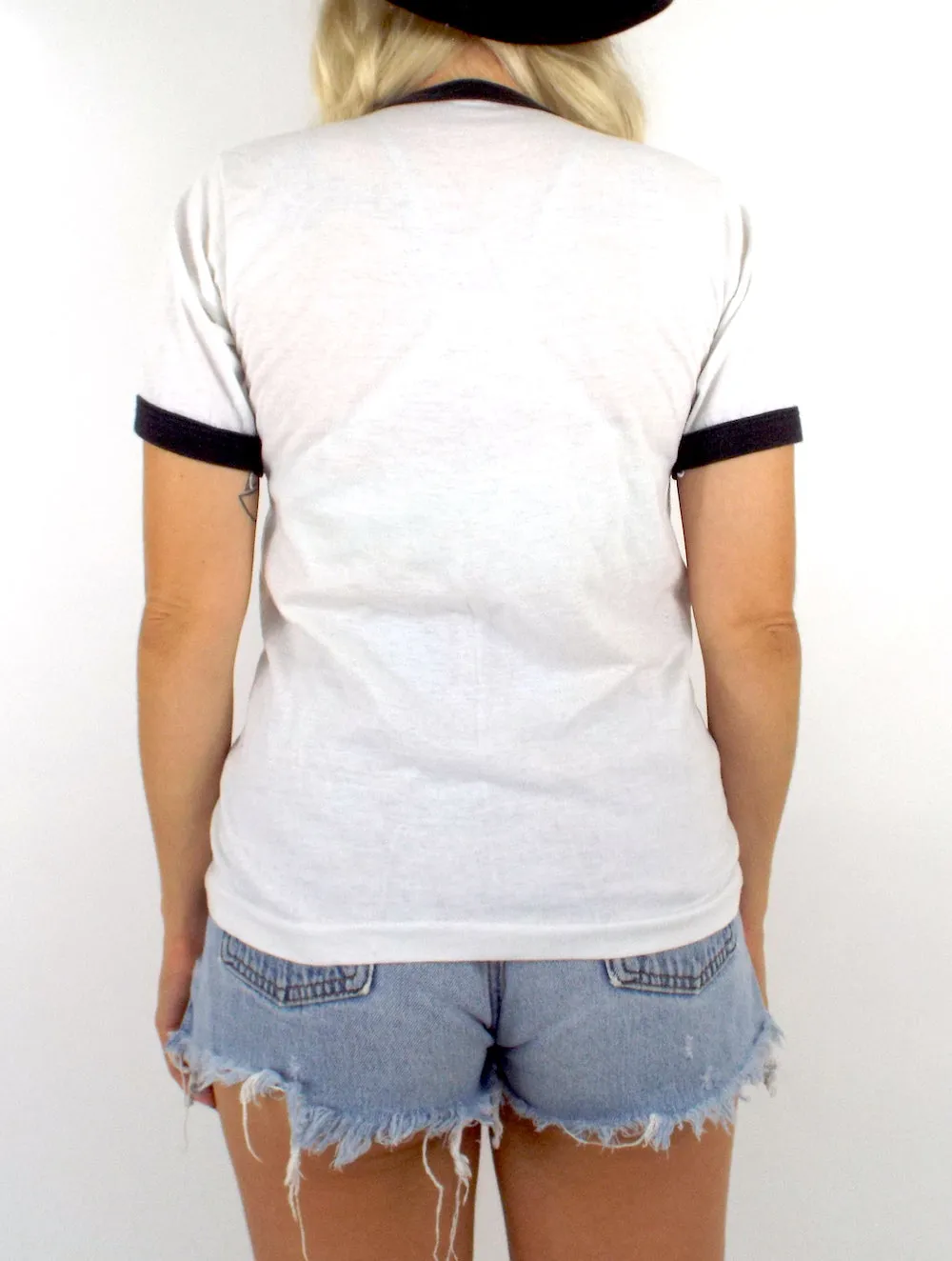 Vintage 80s Retro Car Show Ringer Tee Sizes Extra Small - Large
