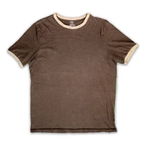 Vintage Brown Ringer Tees (M)