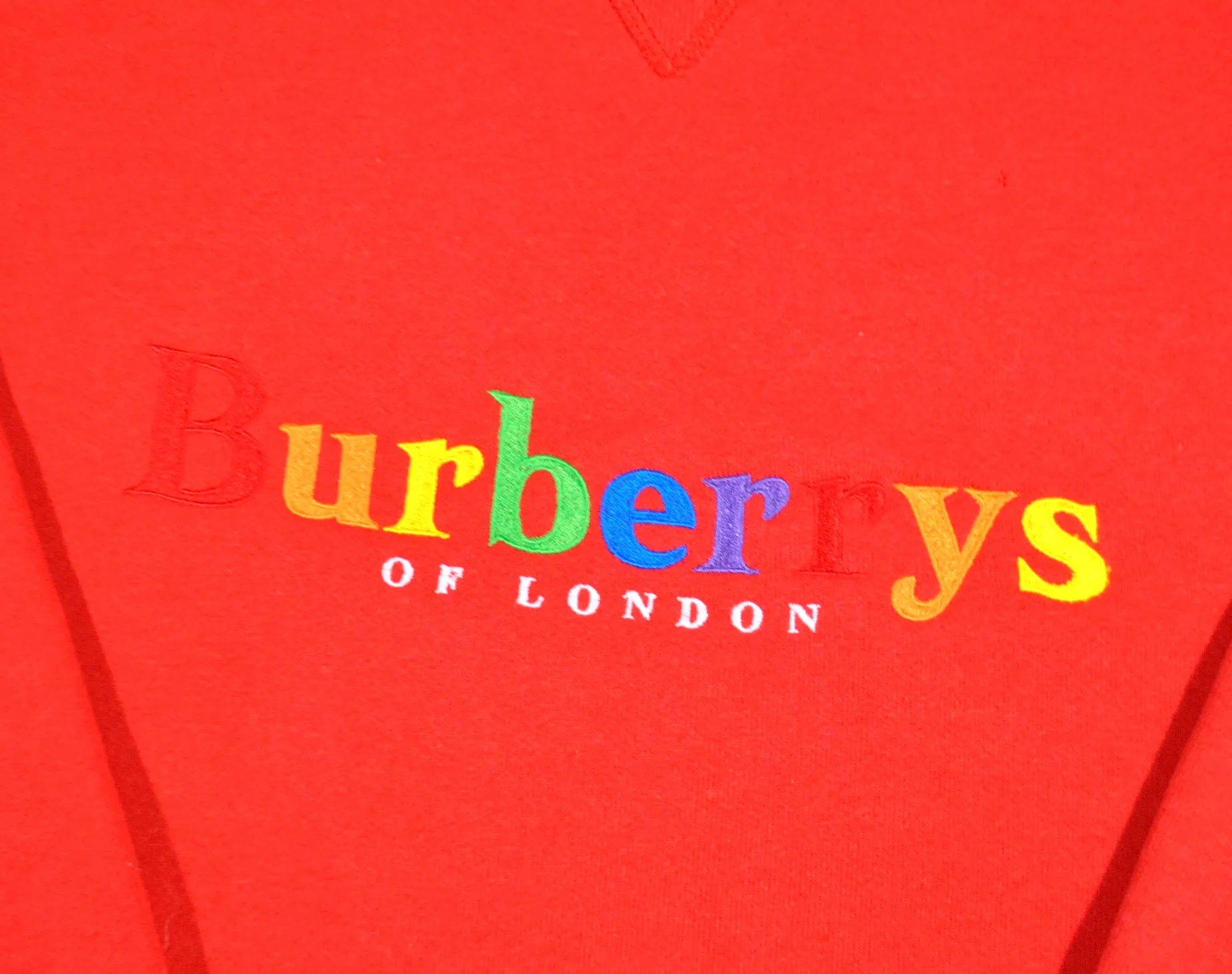 Vintage Burberrys of London Bootleg Sweatshirt Size Large