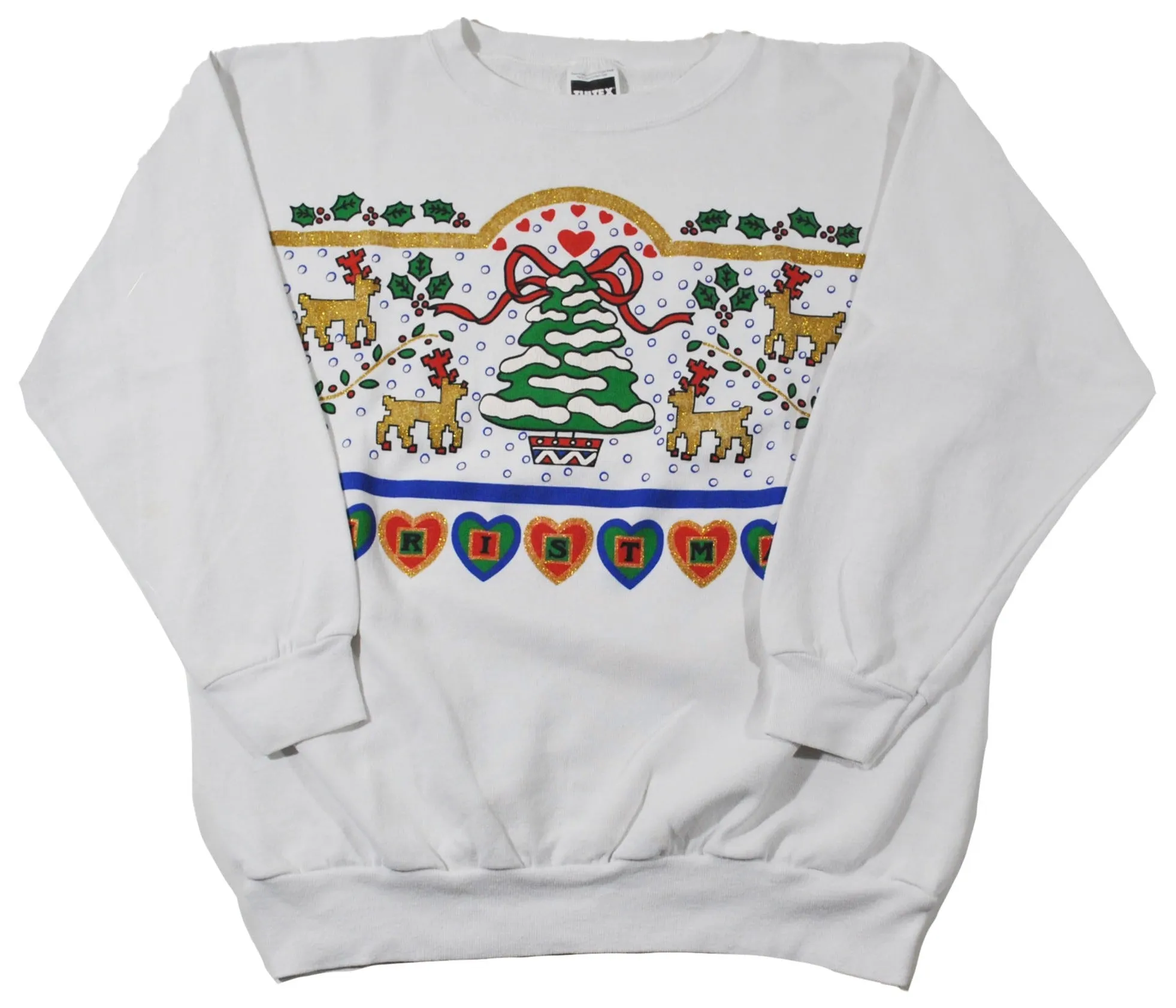 Vintage Christmas Sweatshirt Size Large
