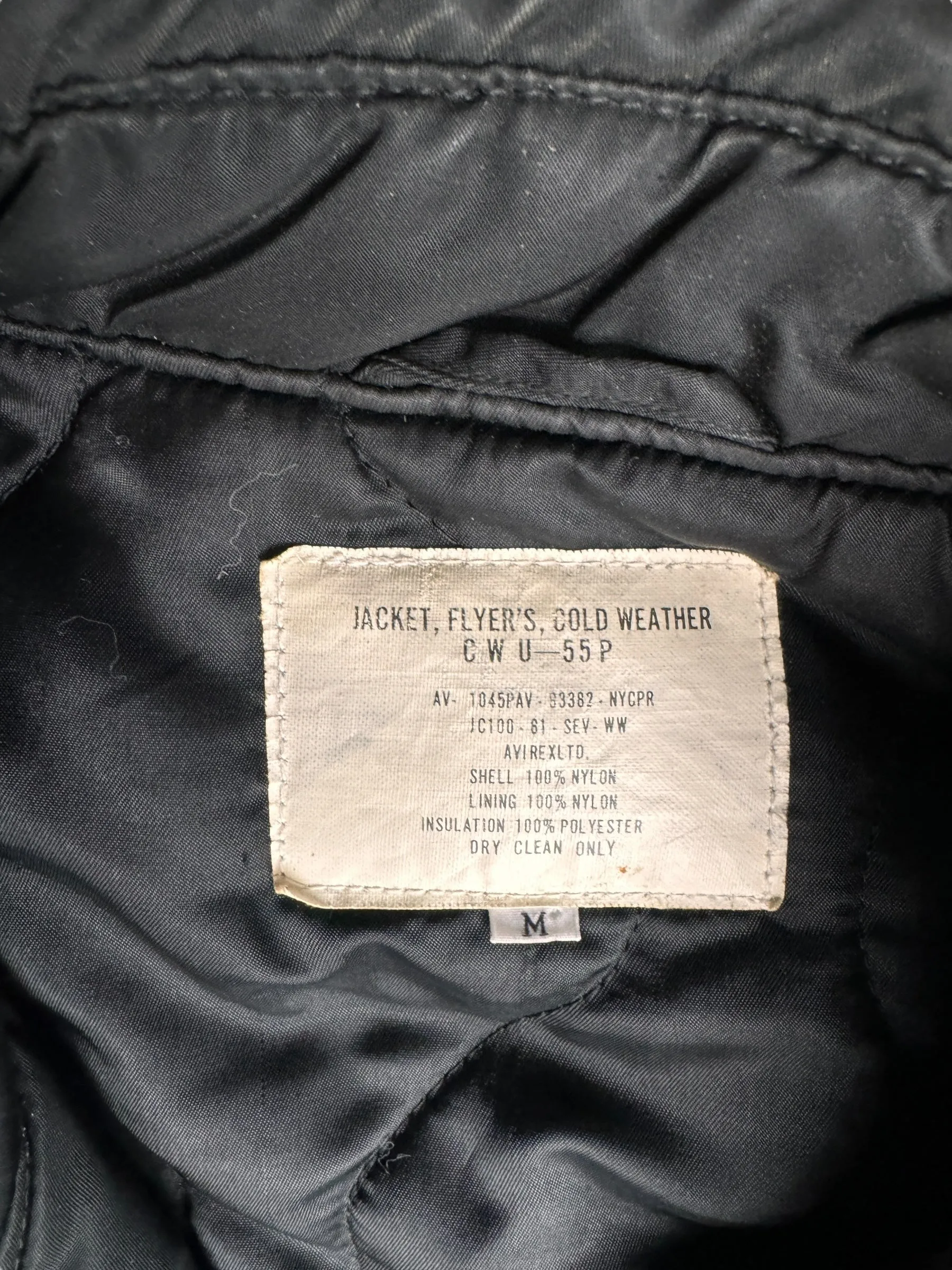 Vintage CWU 55 Cold Weather Flyers Jacket SZ M