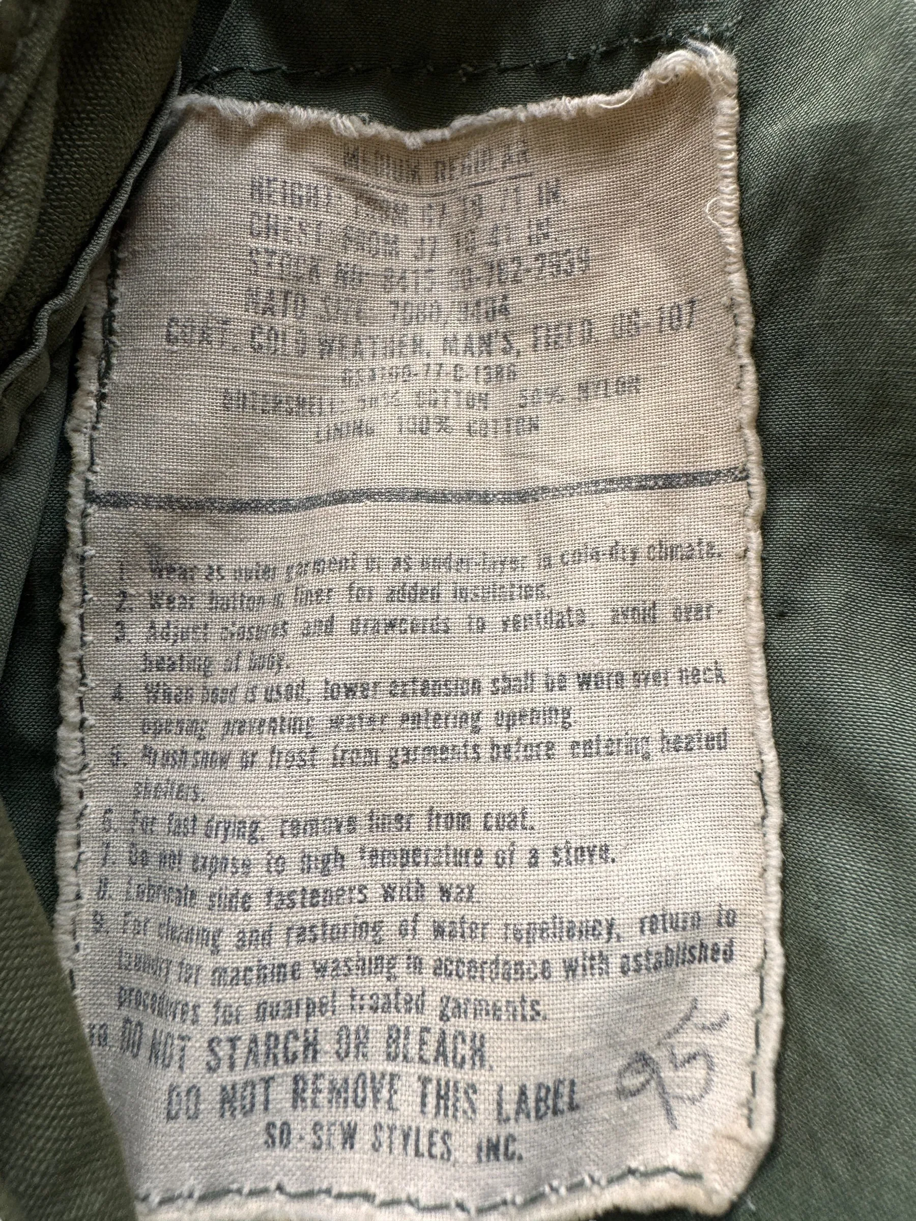 Vintage M-65 Field Jacket SZ M