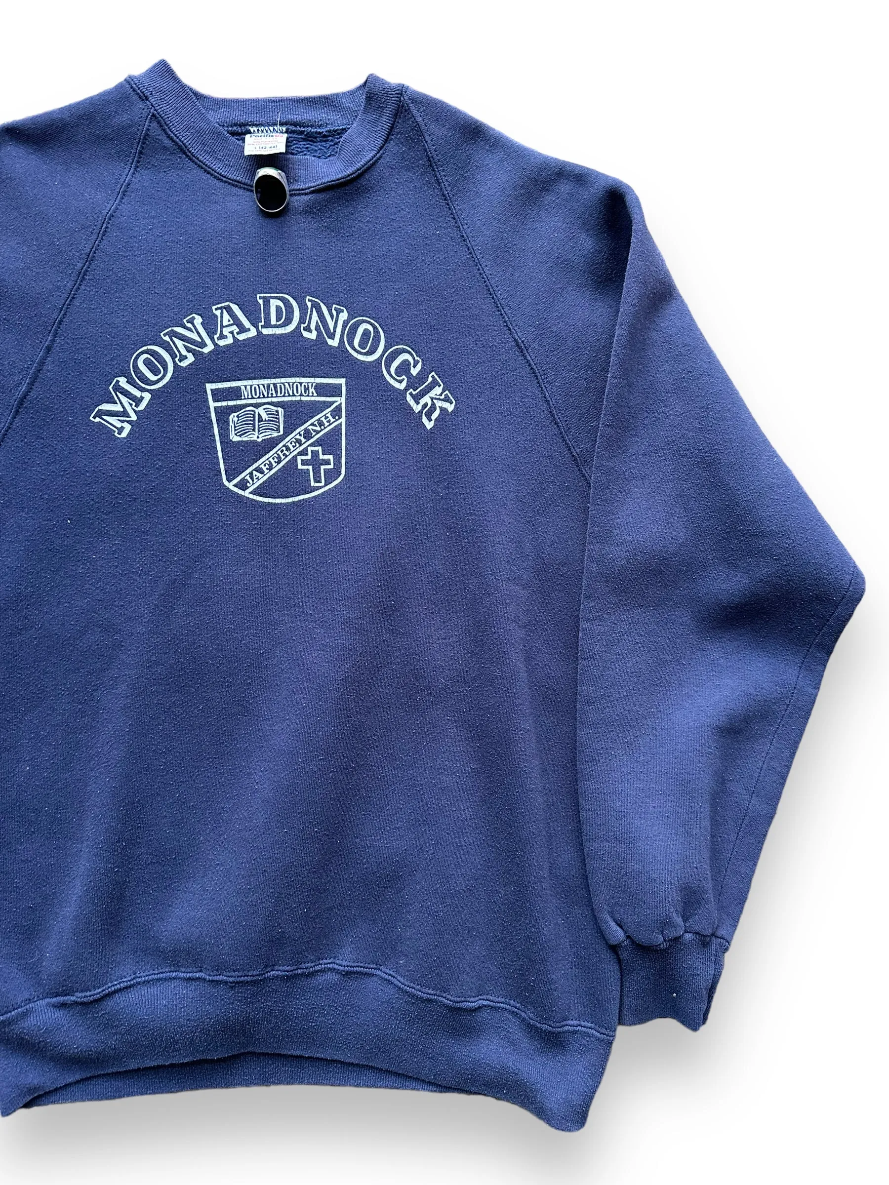 Vintage Monadnock Collegiate Pacific Sweatshirt SZ L | Vintage Jaffrey NH Crewneck Sweatshirts Seattle | Barn Owl Vintage Seattle