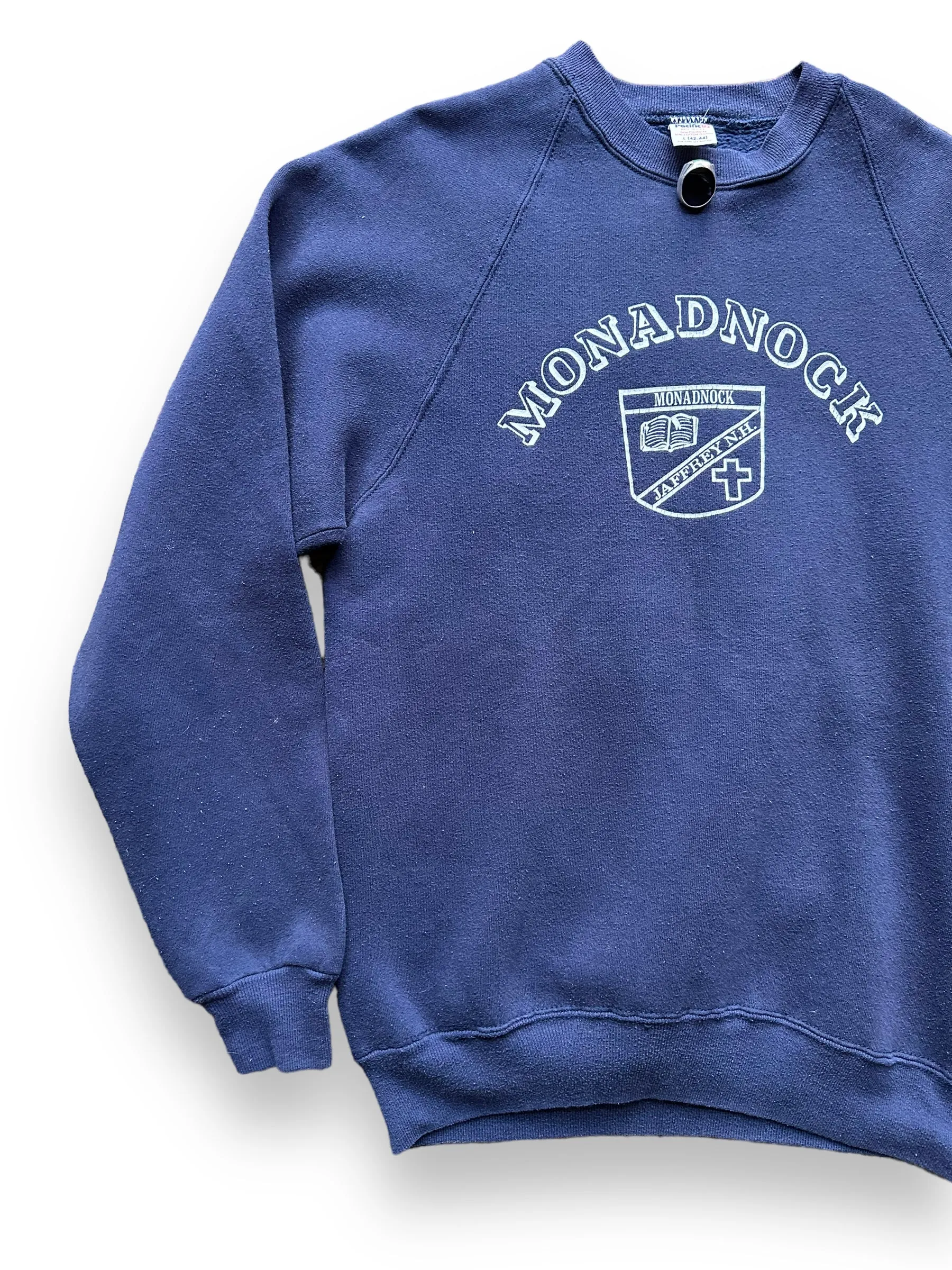 Vintage Monadnock Collegiate Pacific Sweatshirt SZ L | Vintage Jaffrey NH Crewneck Sweatshirts Seattle | Barn Owl Vintage Seattle
