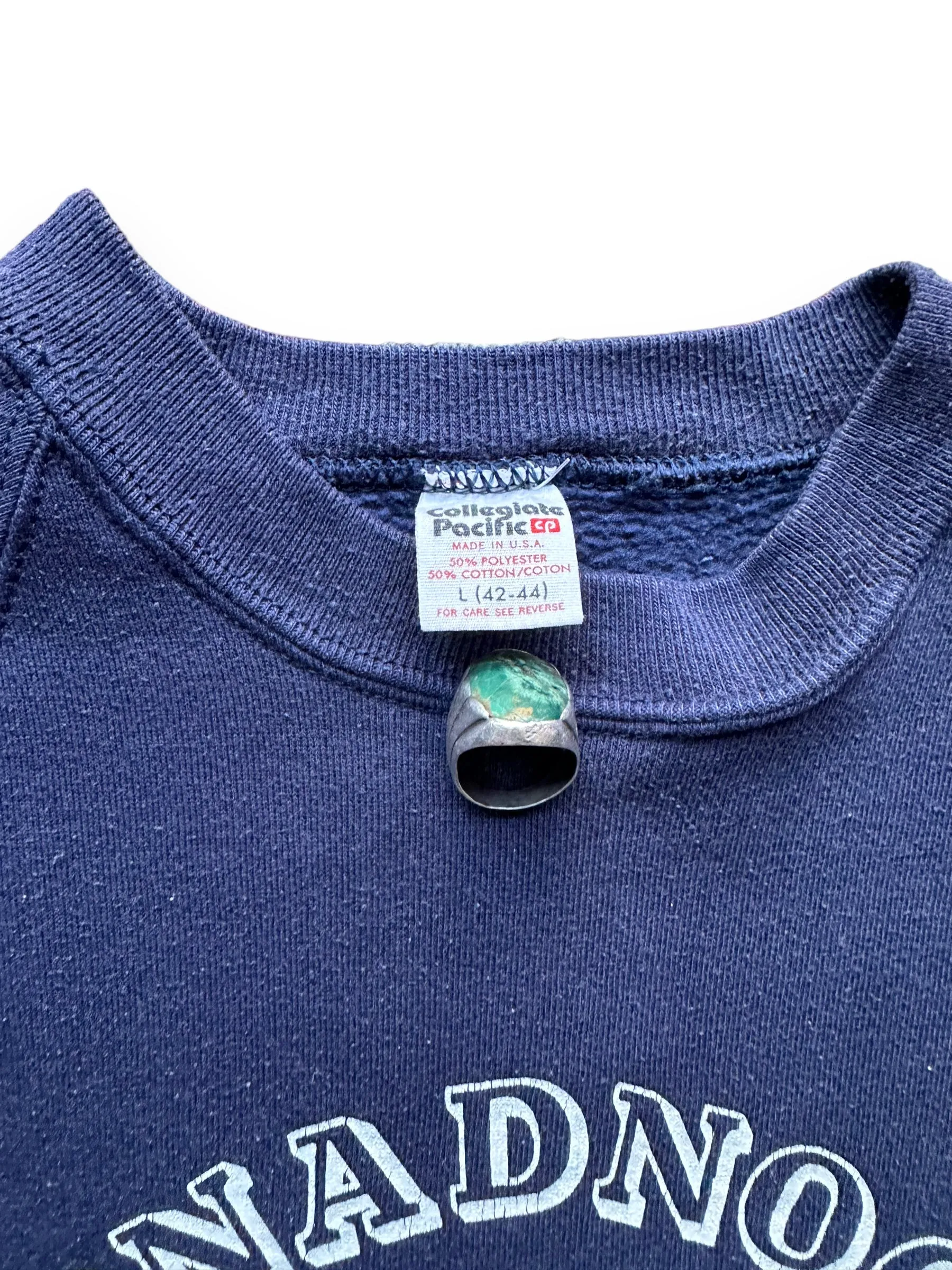 Vintage Monadnock Collegiate Pacific Sweatshirt SZ L | Vintage Jaffrey NH Crewneck Sweatshirts Seattle | Barn Owl Vintage Seattle