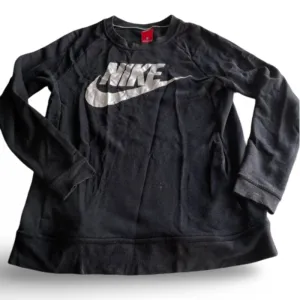 Vintage Nike crew neck black unisex sweatshirt in S| L28 W18| SKU 5353