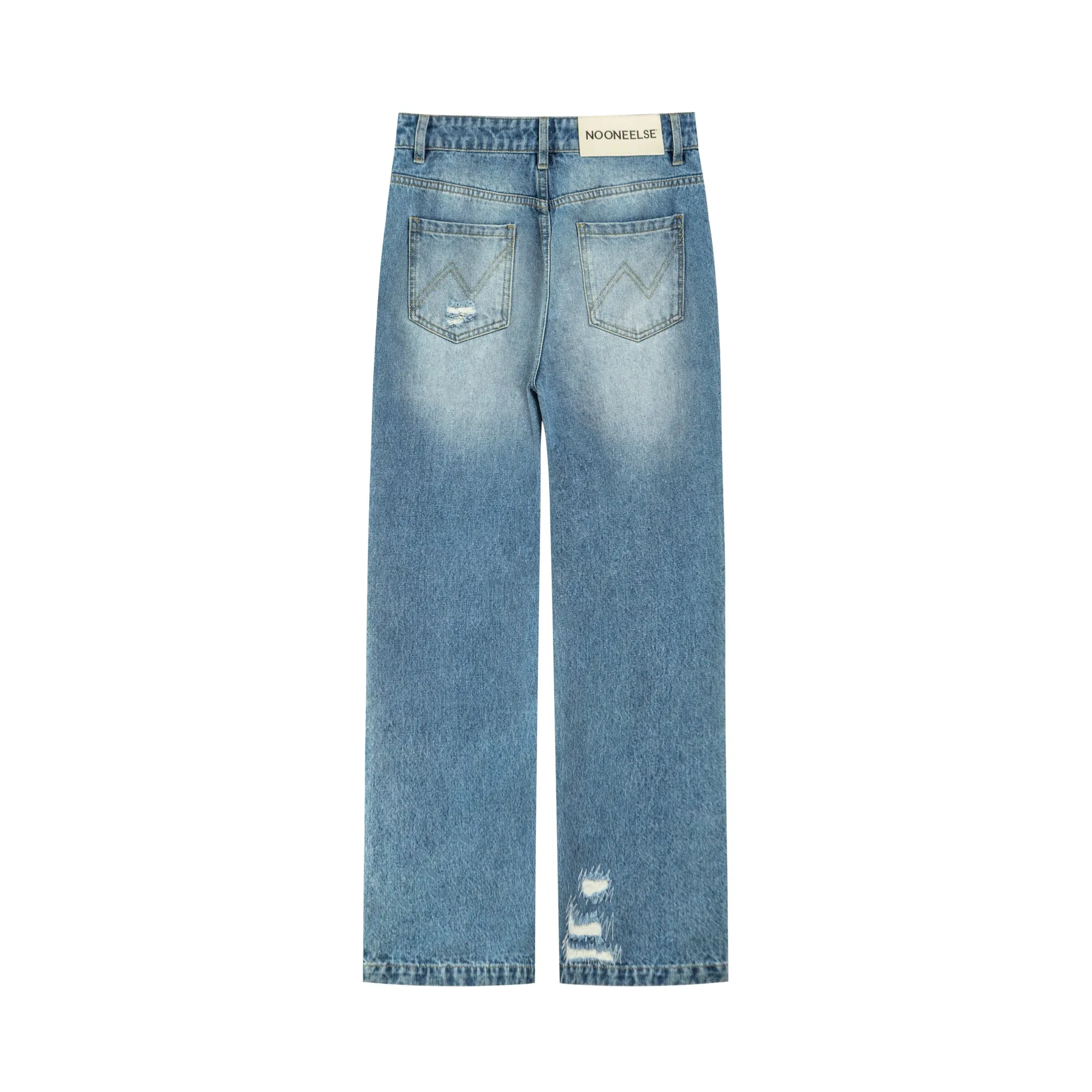 Vintage Washed Wide Jeans