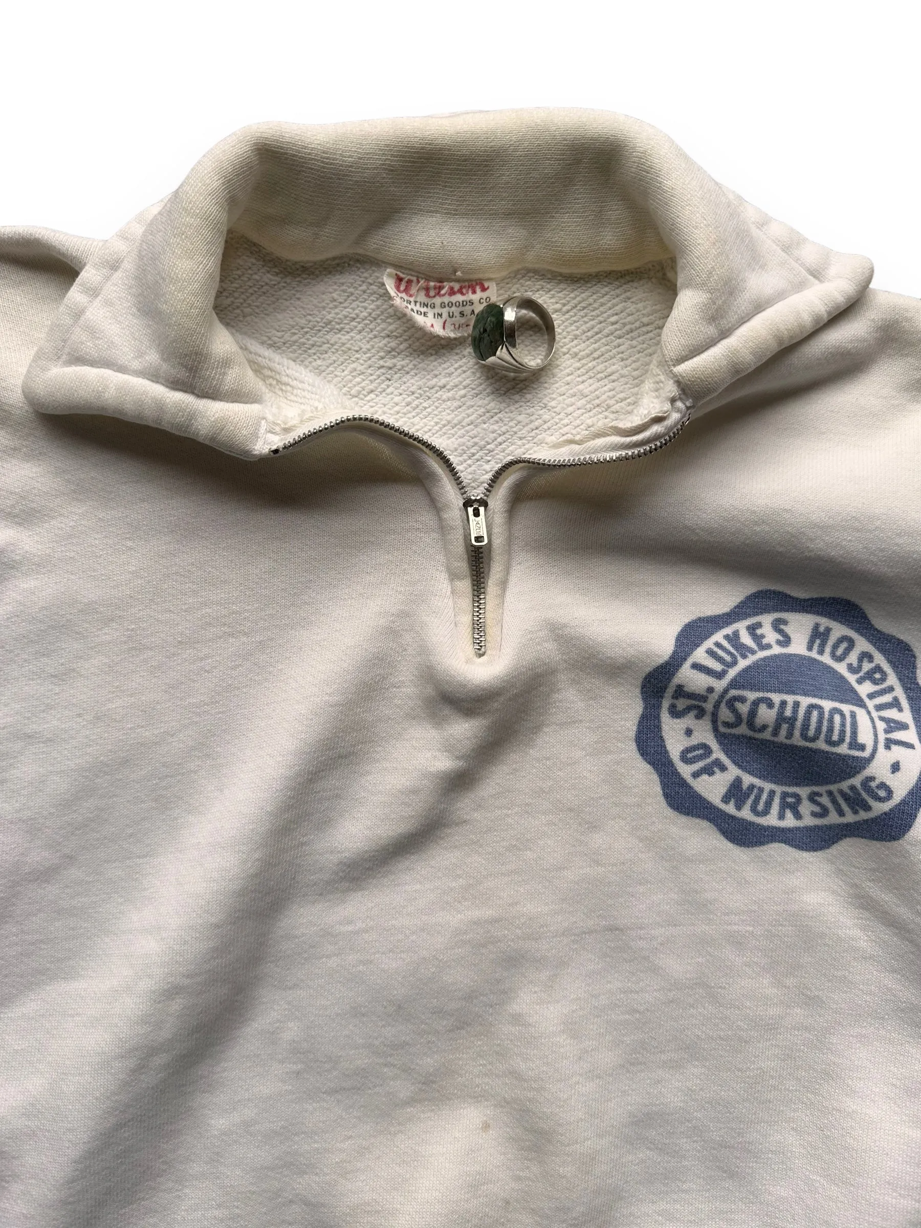 Vintage Wilson Sportswear Sweatshirt SZ M | Vintage Sweatshirt Seattle | Barn Owl Vintage Seattle