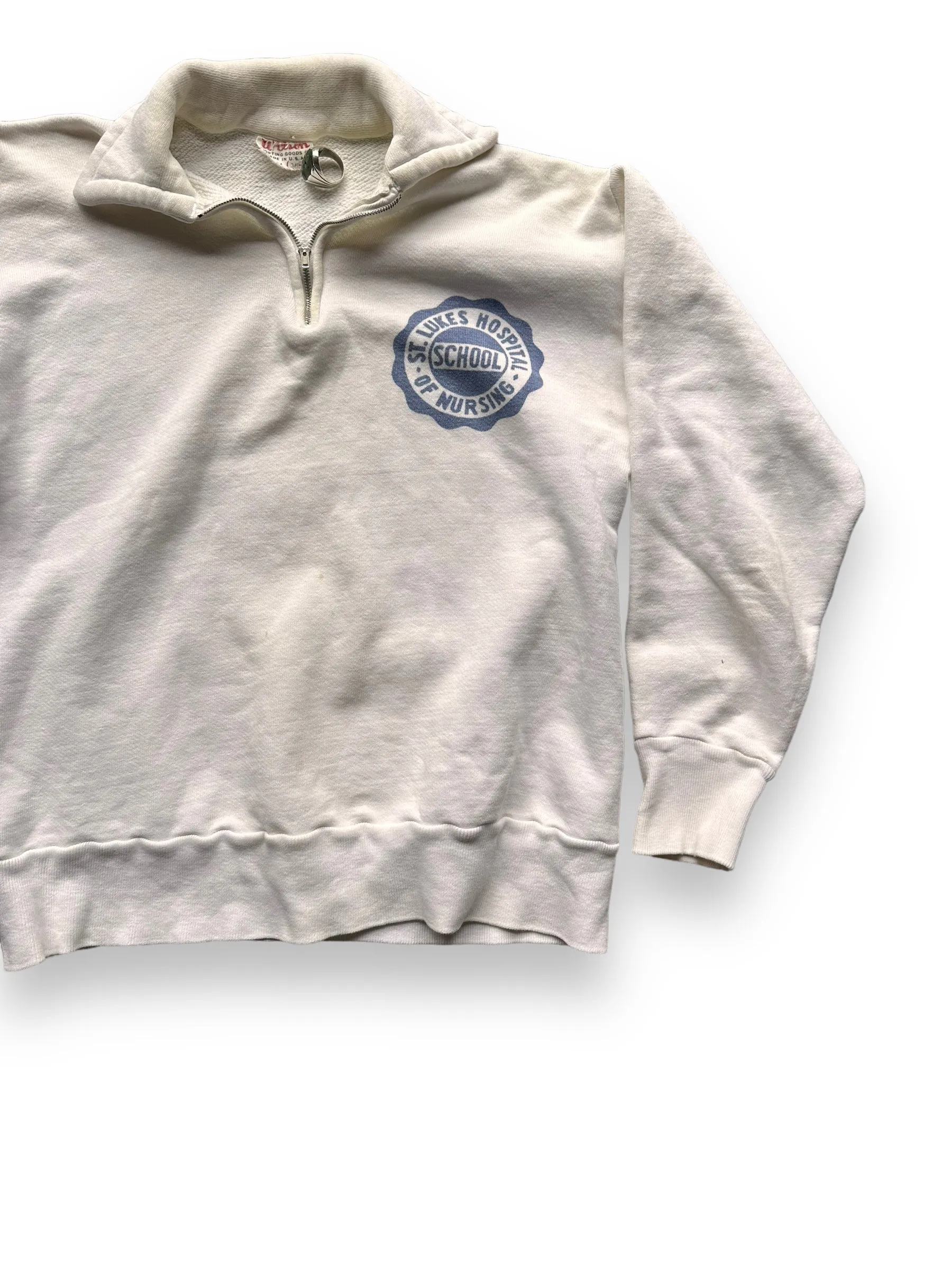 Vintage Wilson Sportswear Sweatshirt SZ M | Vintage Sweatshirt Seattle | Barn Owl Vintage Seattle