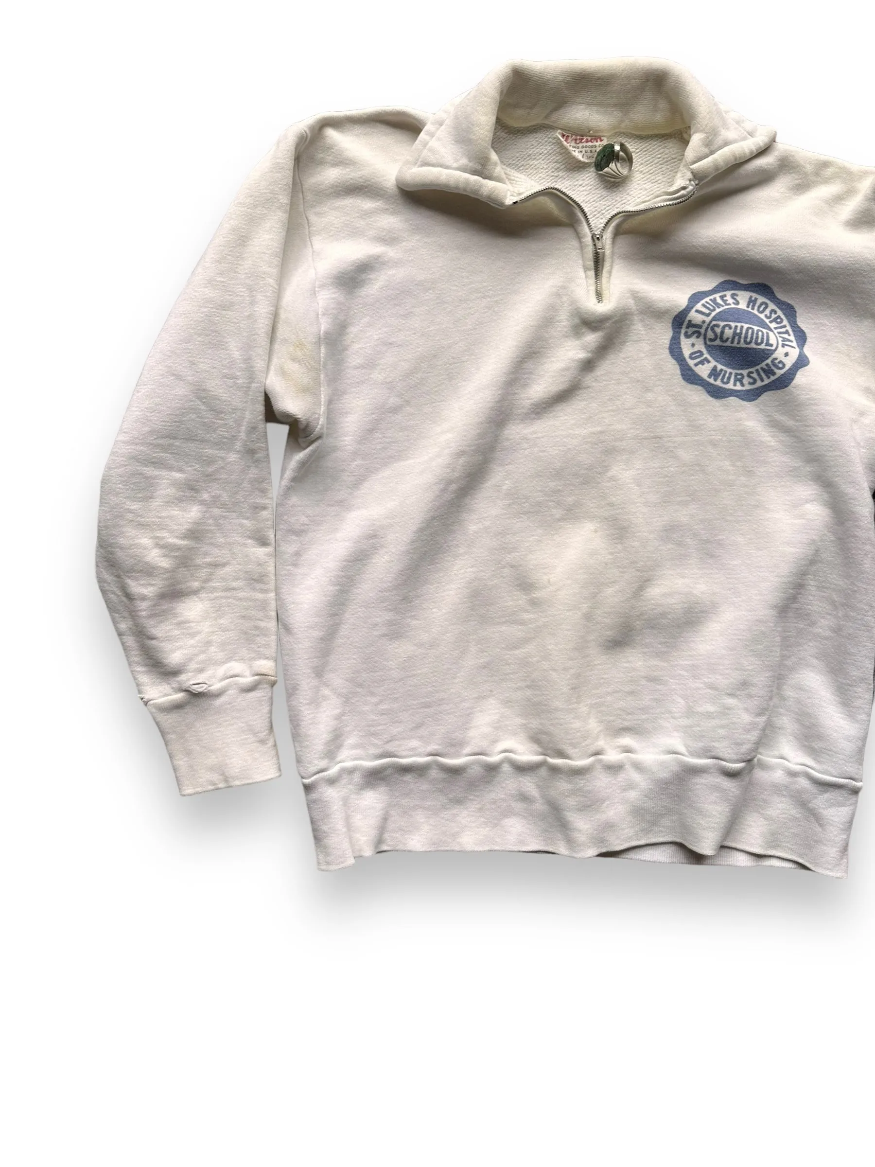 Vintage Wilson Sportswear Sweatshirt SZ M | Vintage Sweatshirt Seattle | Barn Owl Vintage Seattle