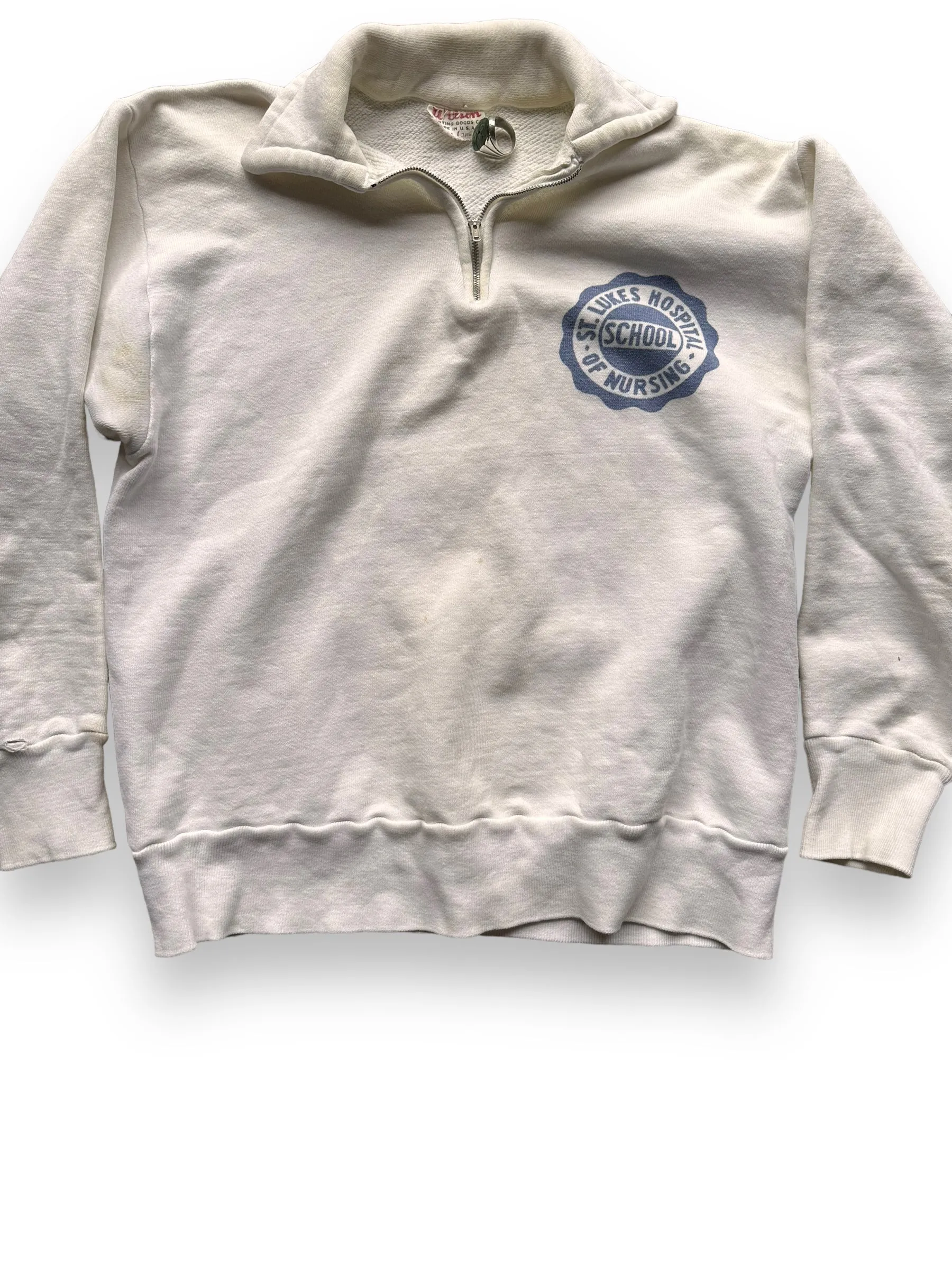Vintage Wilson Sportswear Sweatshirt SZ M | Vintage Sweatshirt Seattle | Barn Owl Vintage Seattle