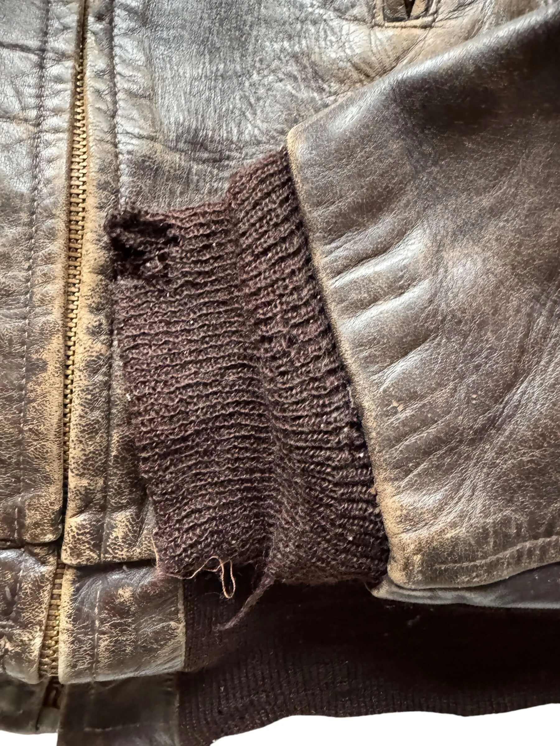 Vintage Windward Horsehide Leather Jacket SZ M