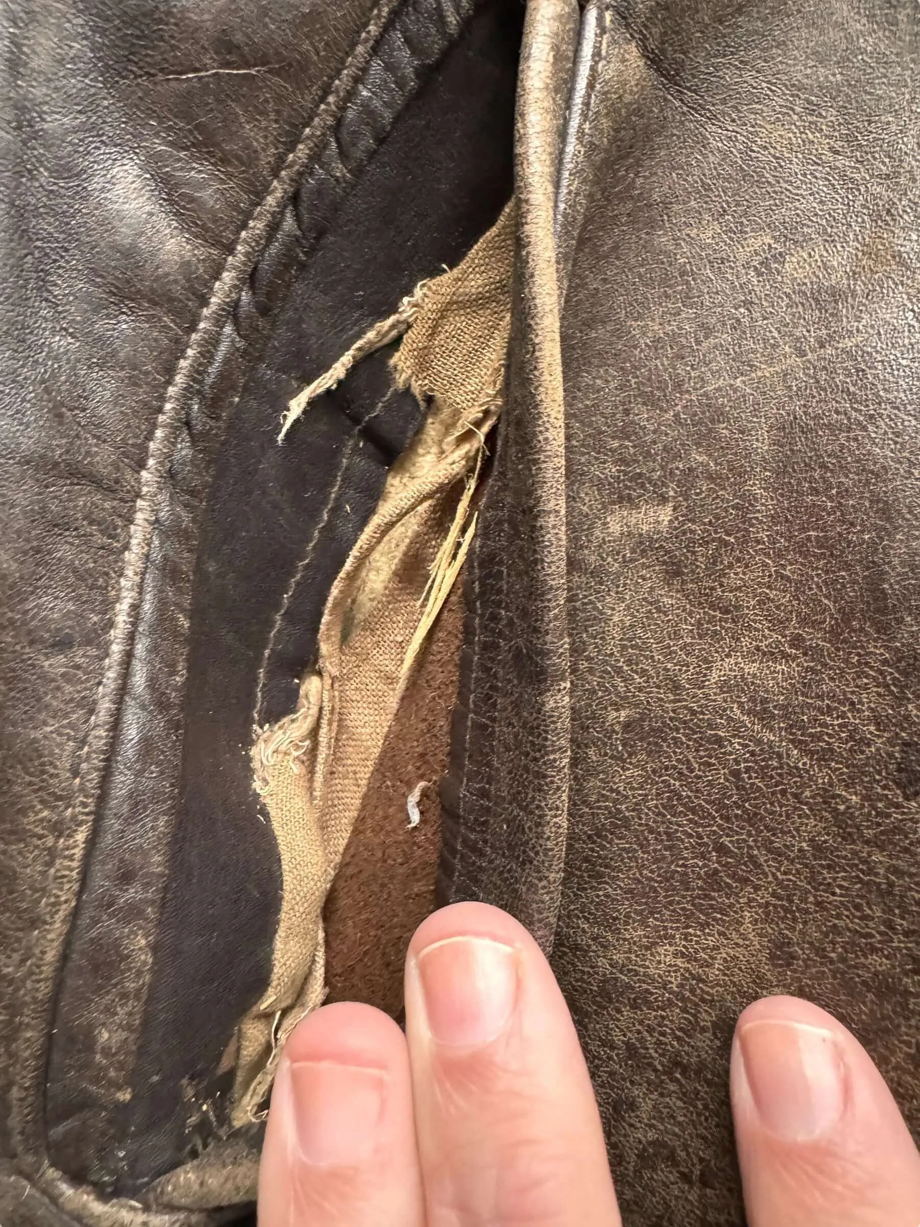 Vintage Windward Horsehide Leather Jacket SZ M