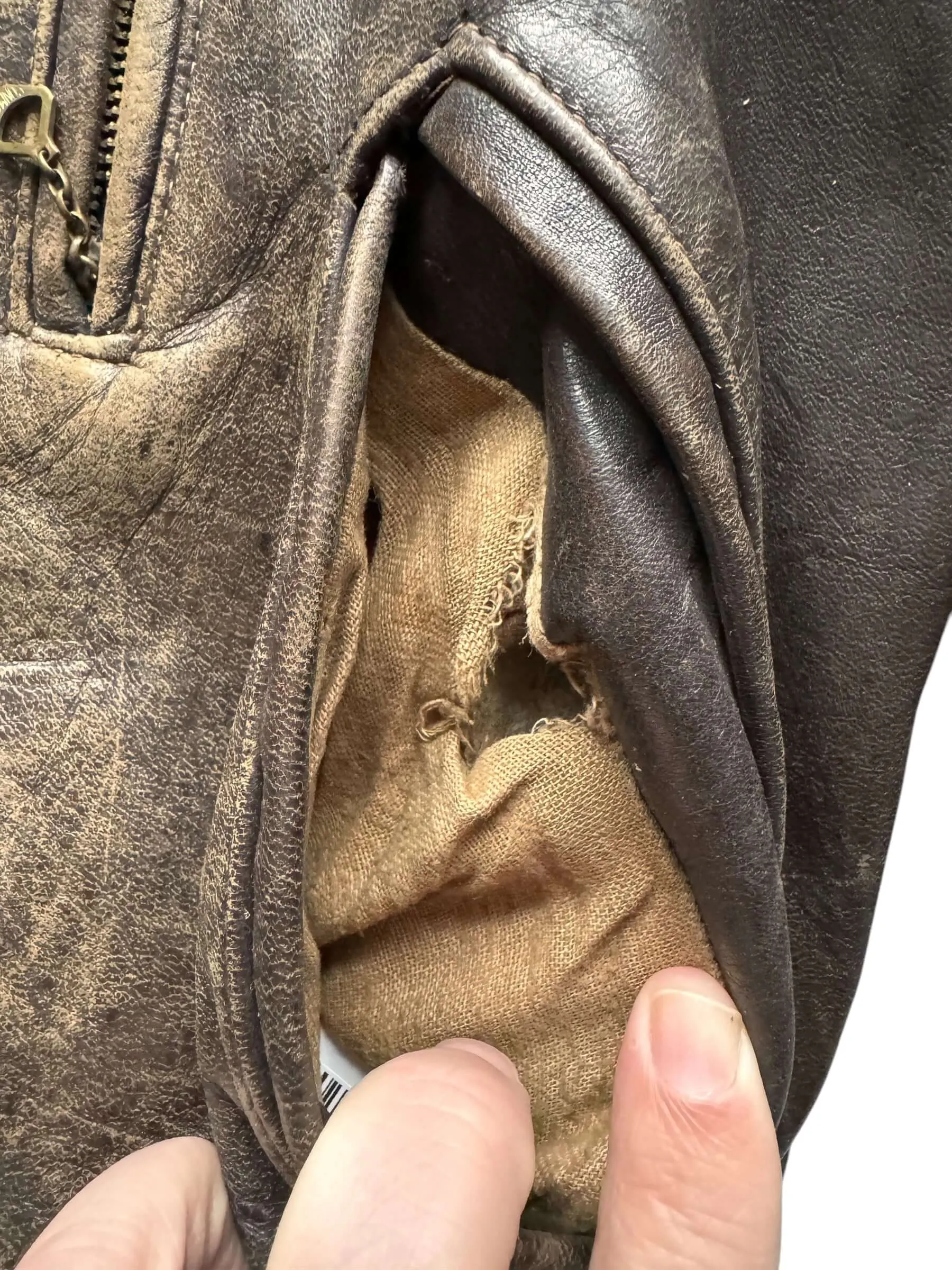 Vintage Windward Horsehide Leather Jacket SZ M