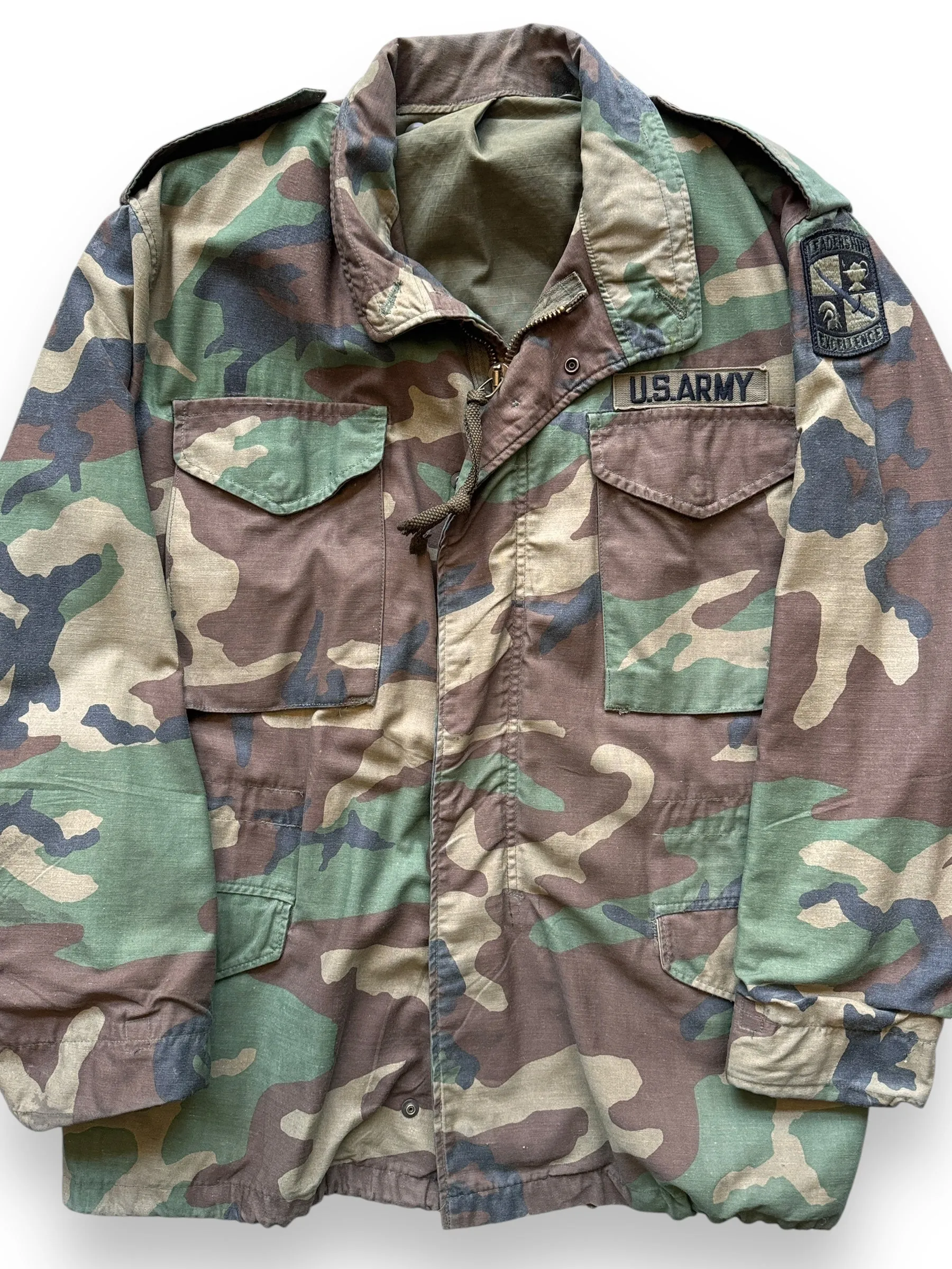 Vintage Woodland Camo Field Jacket SZ M