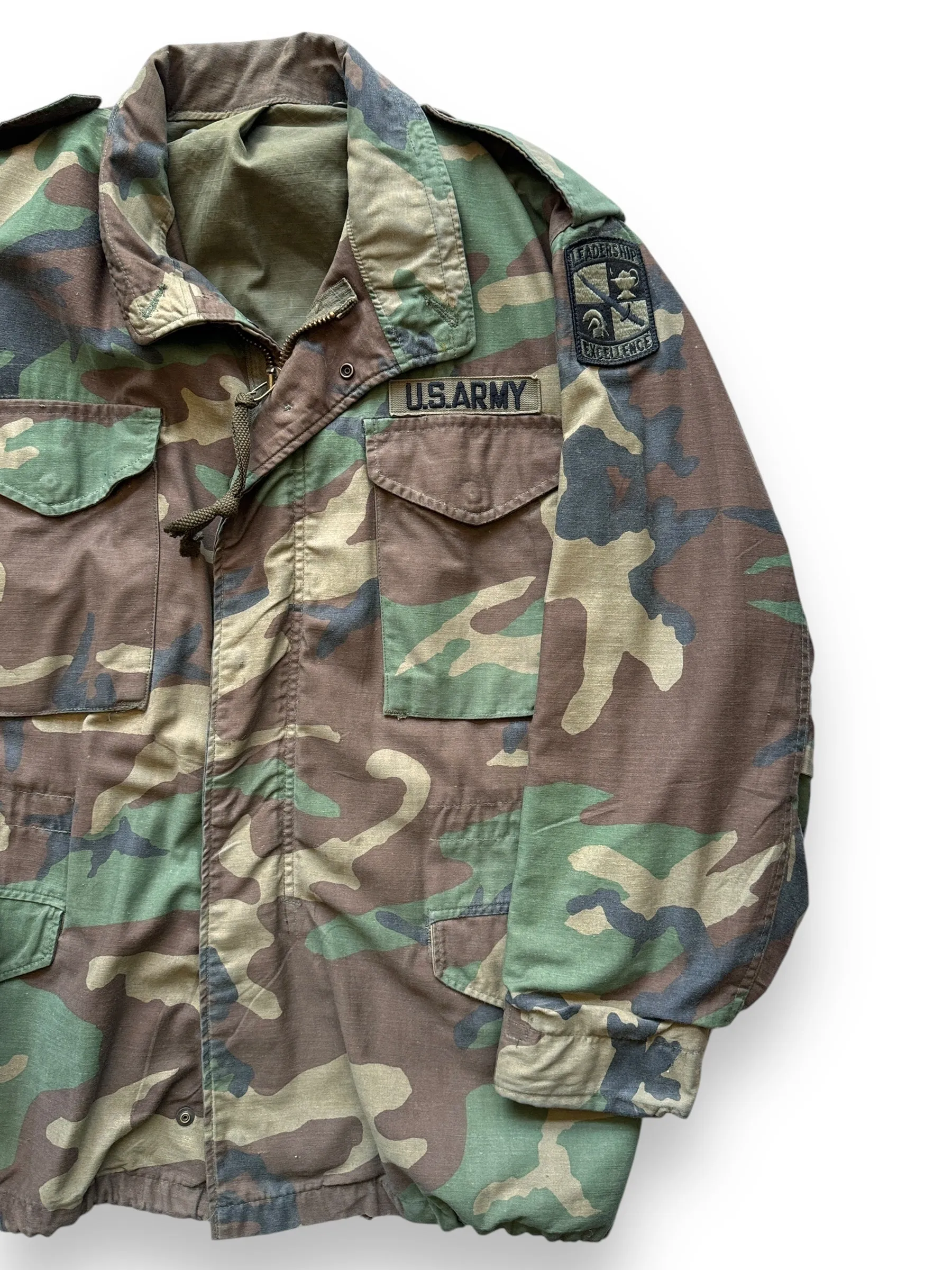 Vintage Woodland Camo Field Jacket SZ M