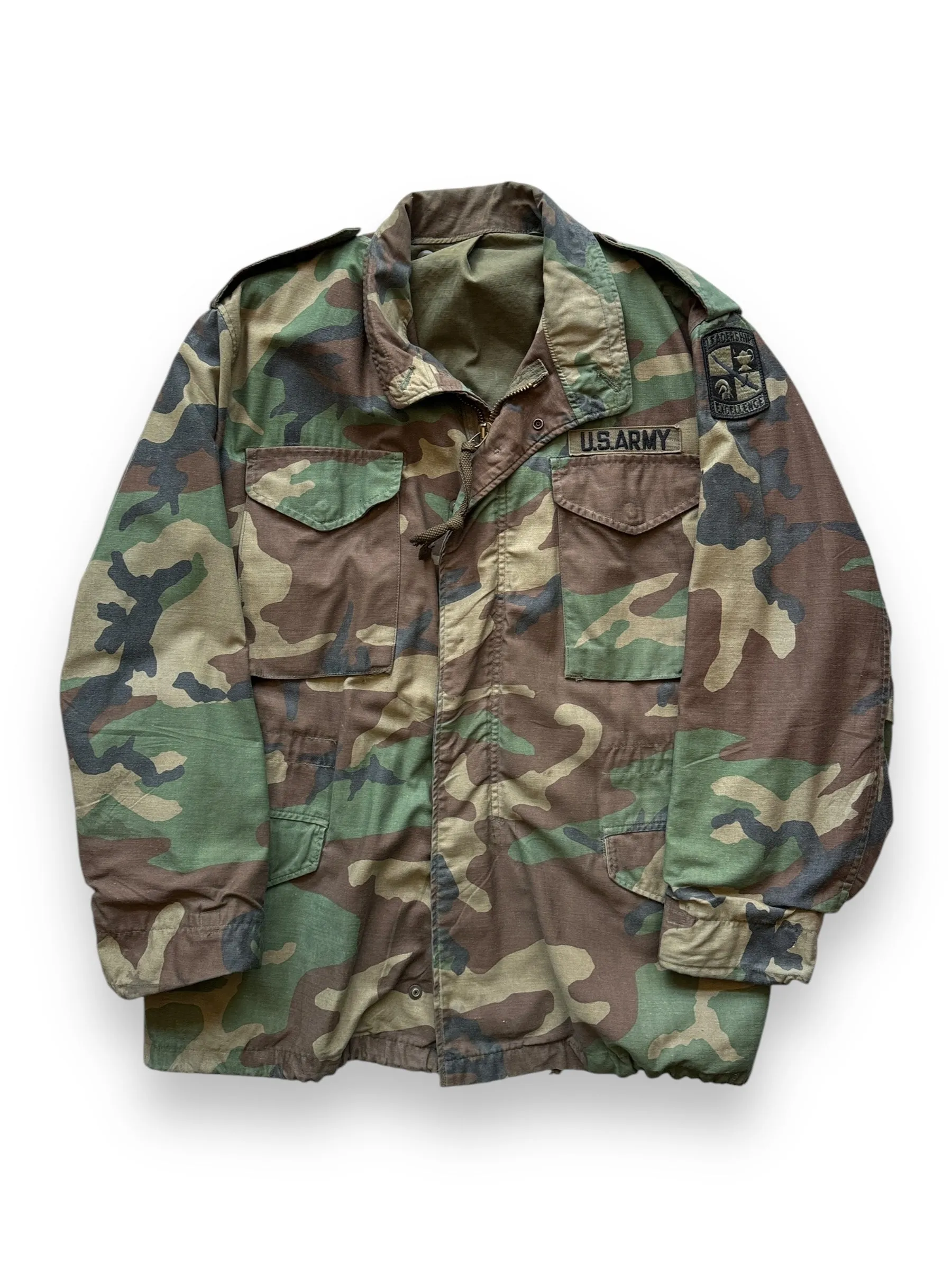 Vintage Woodland Camo Field Jacket SZ M