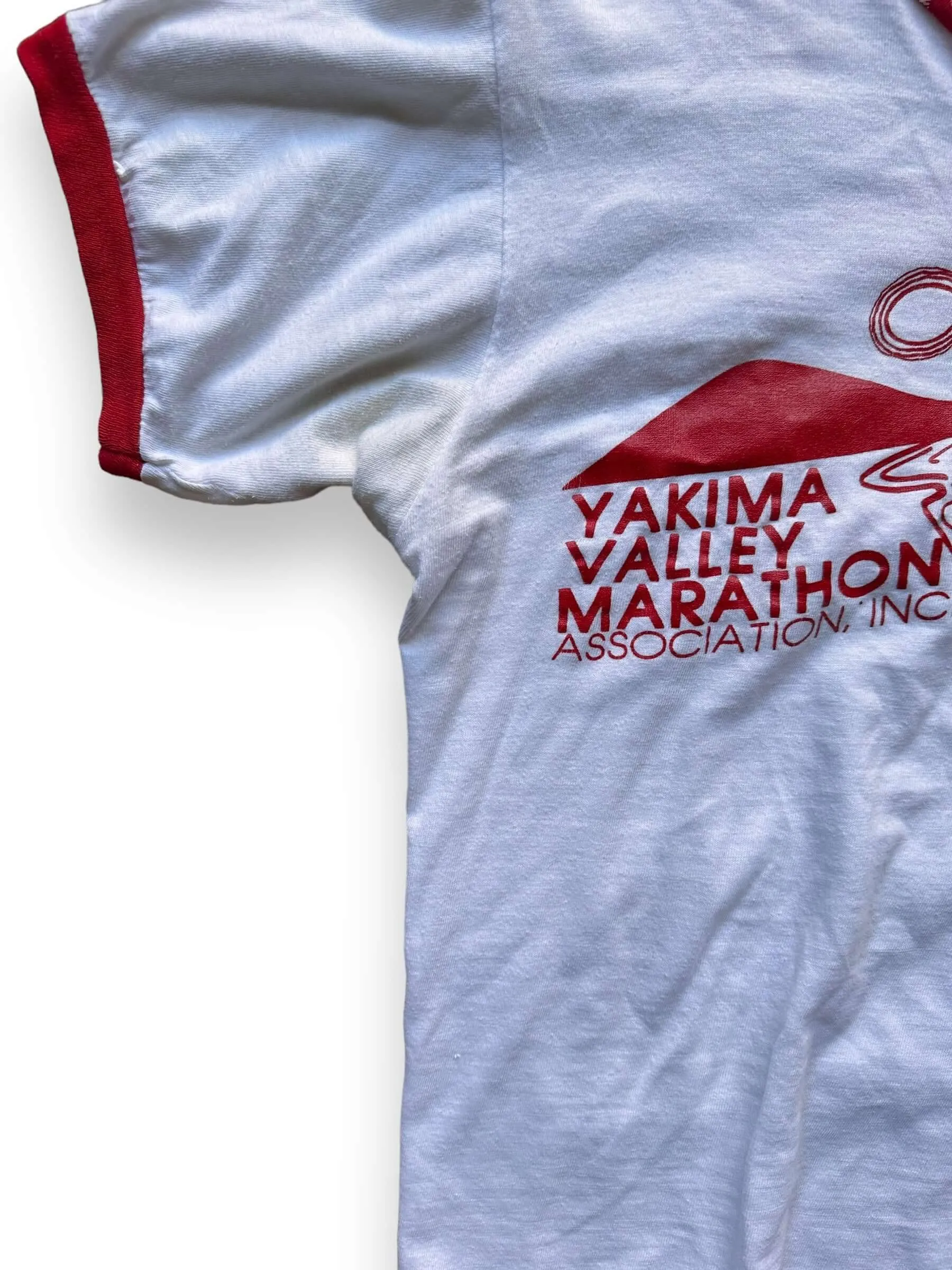 Vintage Yakima Valley Half Marathon Champion Blue Bar Tee SZ M | Vintage Champion Ringer Tee Seattle | Barn Owl Vintage