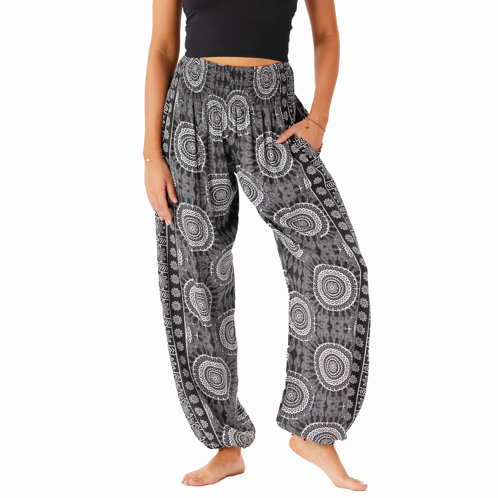 Vintage Wash Bondi Harem Pants Breathable Lining Comfy Wardrobe