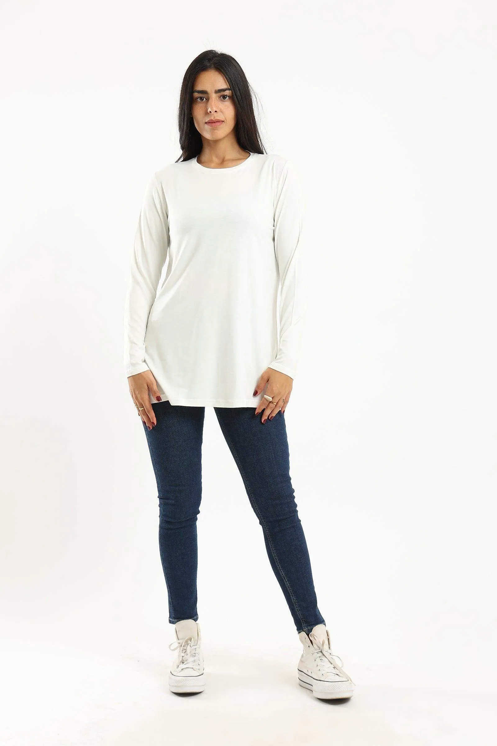 Viscose Top with Slits