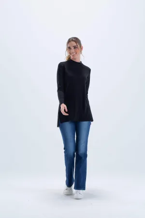 Viscose Top with Slits