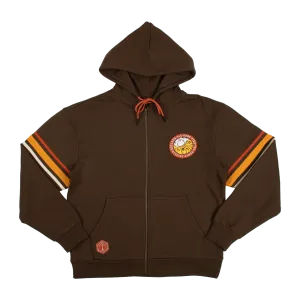 Vox Machina Retro Striped Zip-Up Hoodie